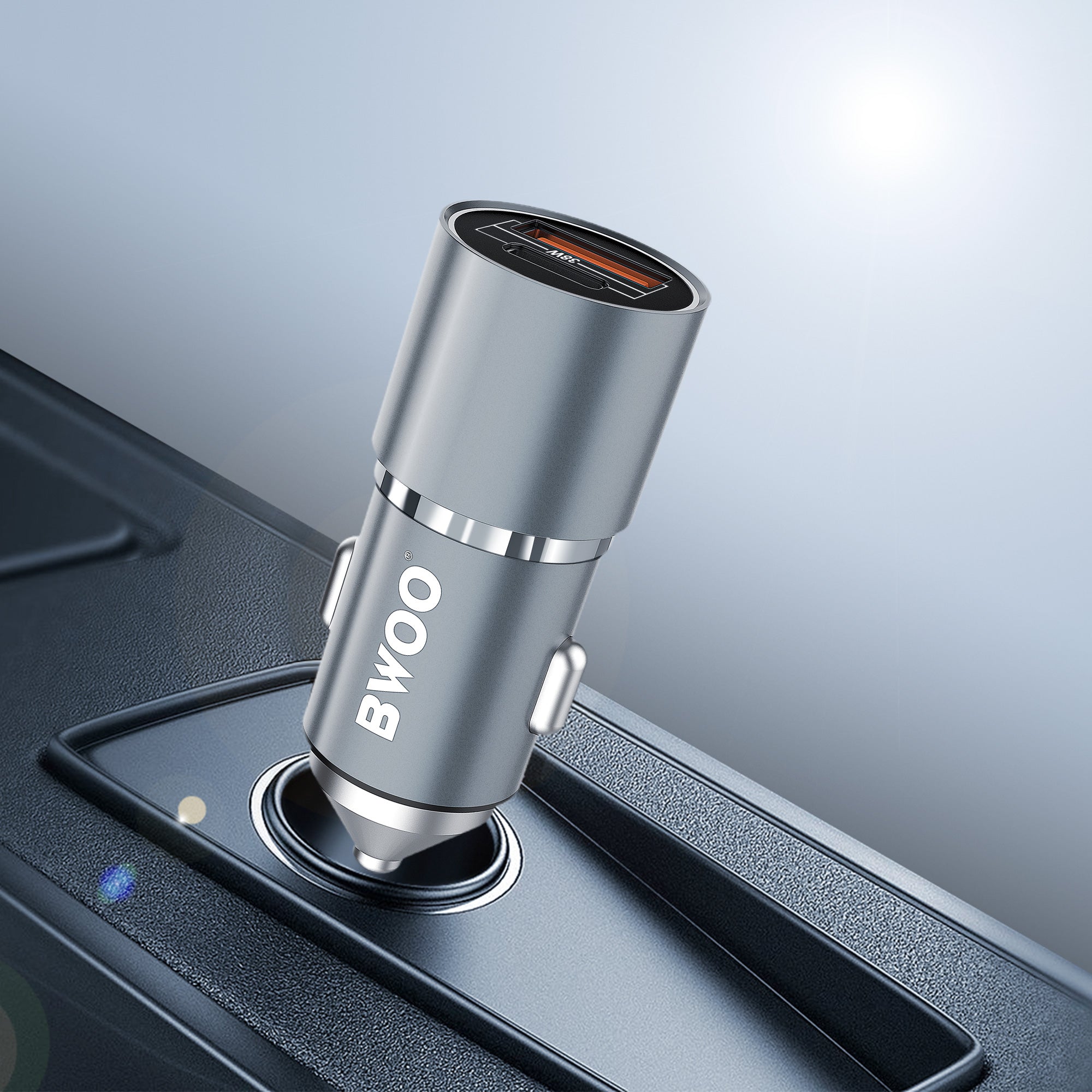 PD+QC3.0 38W Dual Output Car Phone Charger