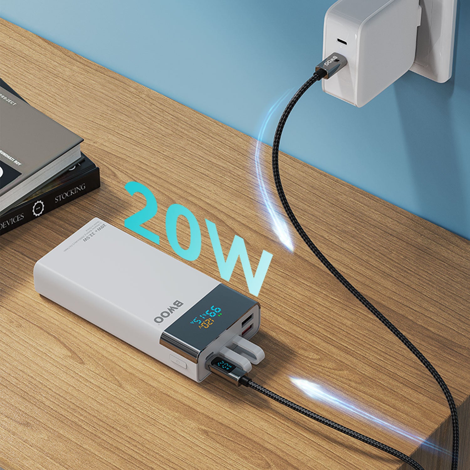 Power Bank with Cables