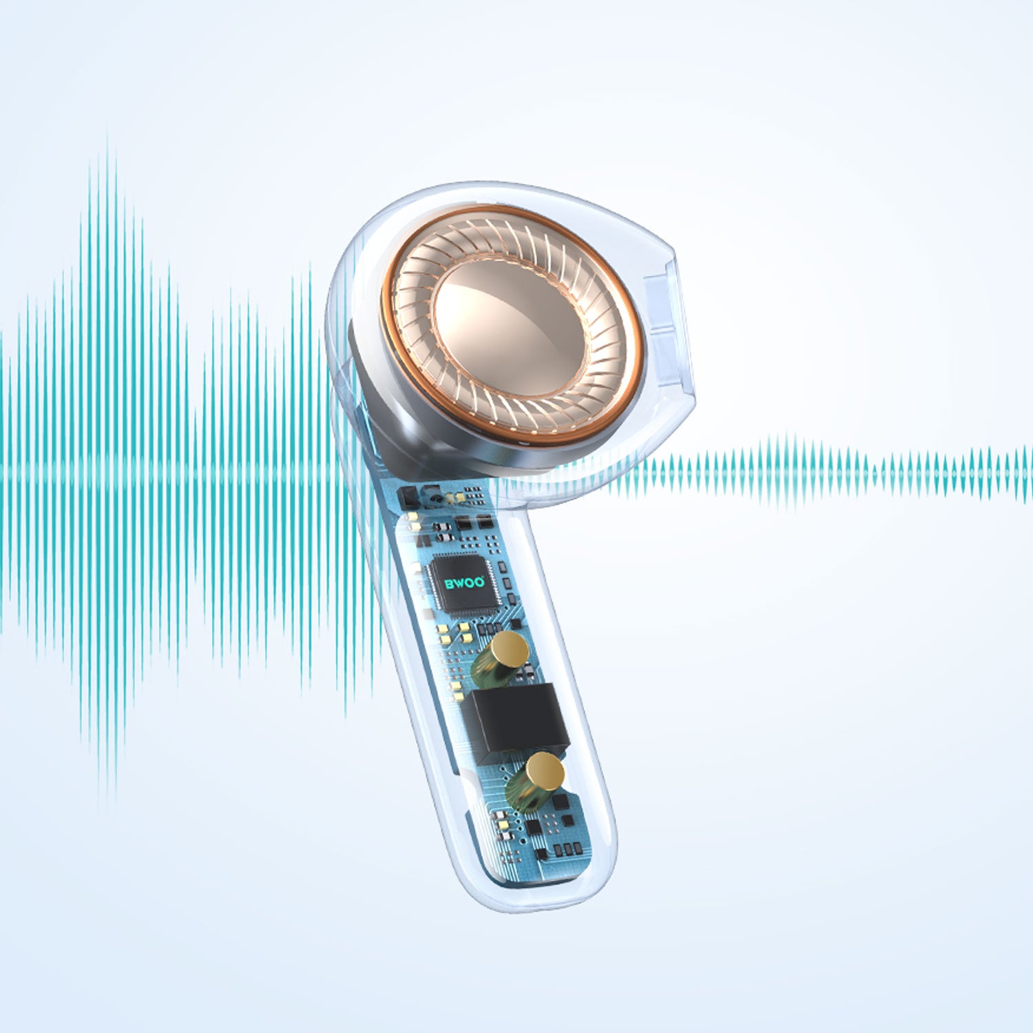 Half-In-Ear Wireless Earbuds