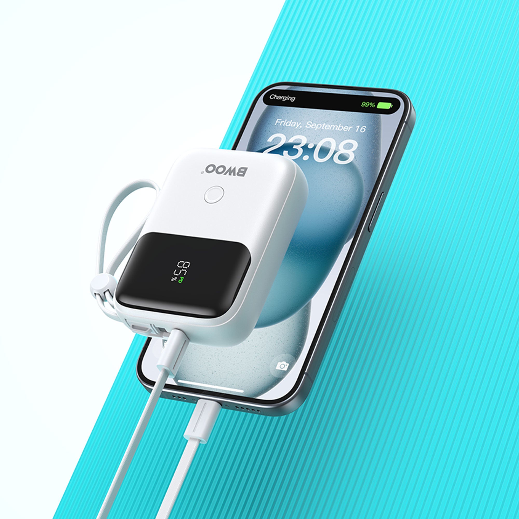 Mini Built-in Cable Power Bank