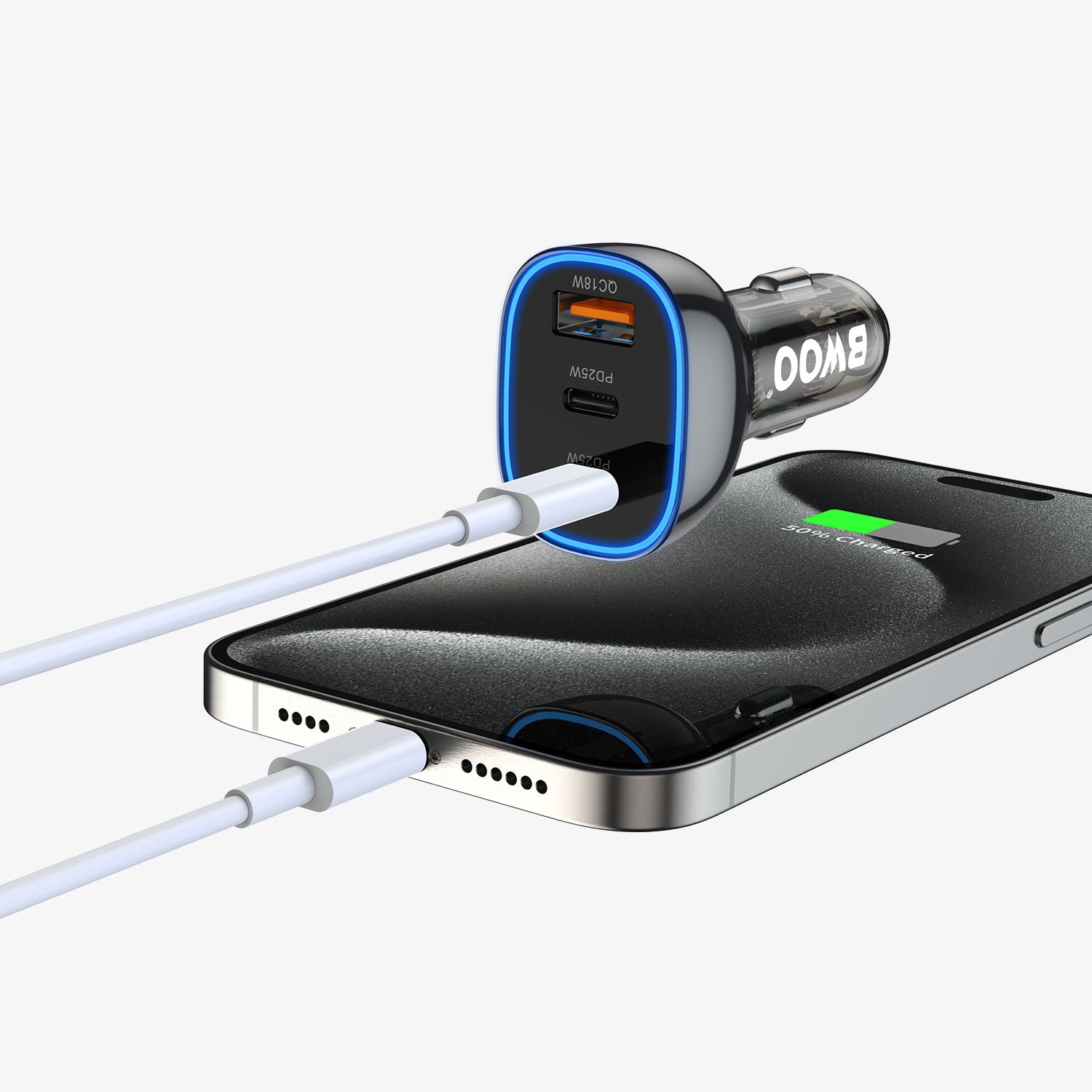 68W USB-C Car Charger