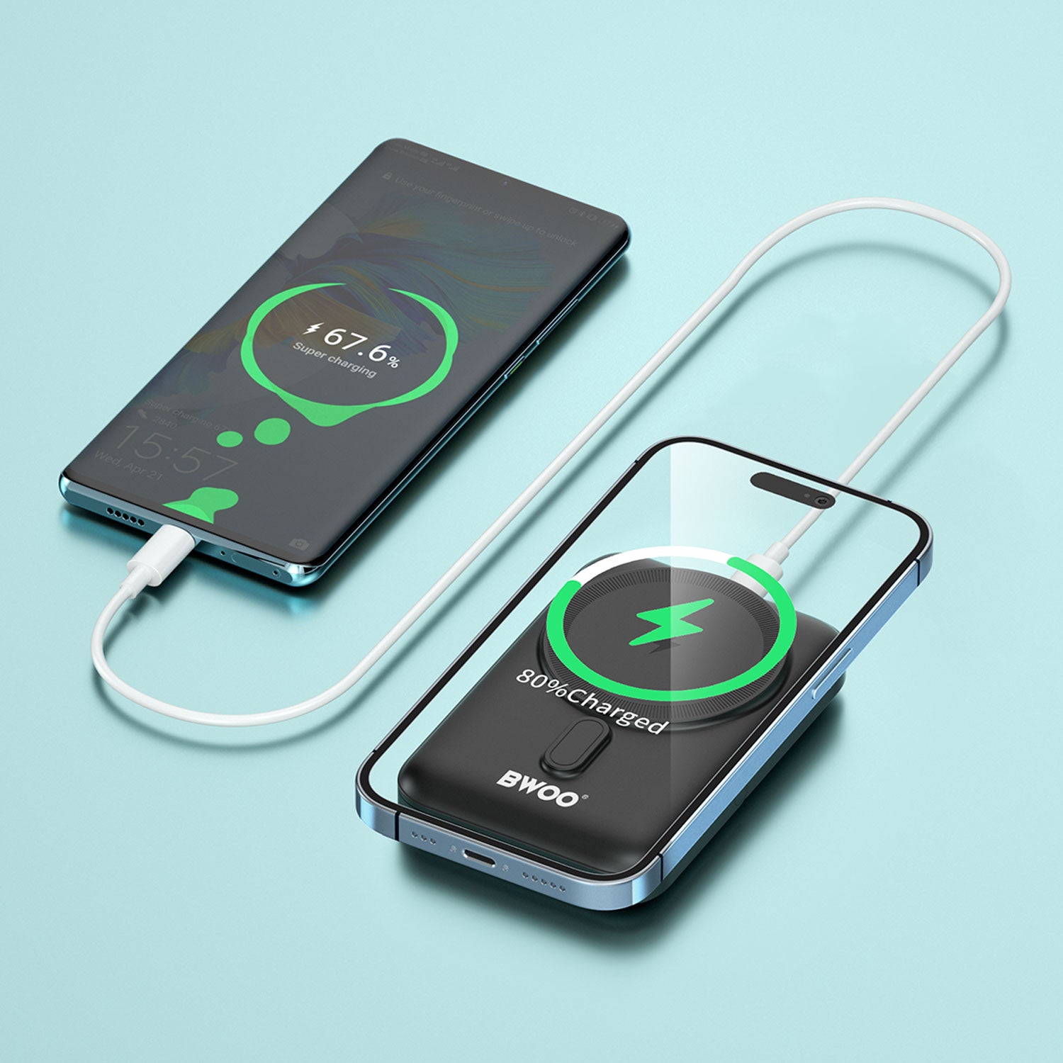 10000mAh Magnetic Wireless Power Bank