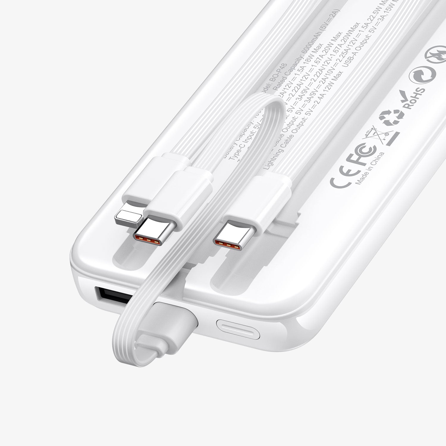 Power Bank With Built in Cable