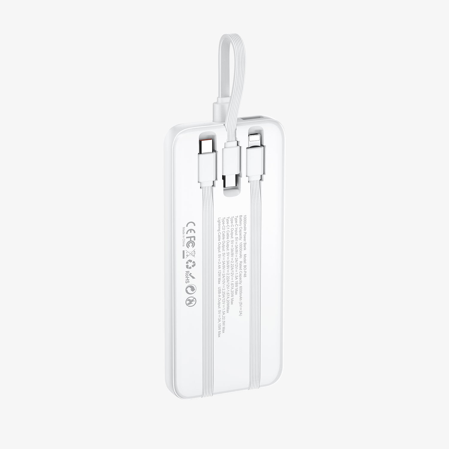 Power Bank With Built in Cable