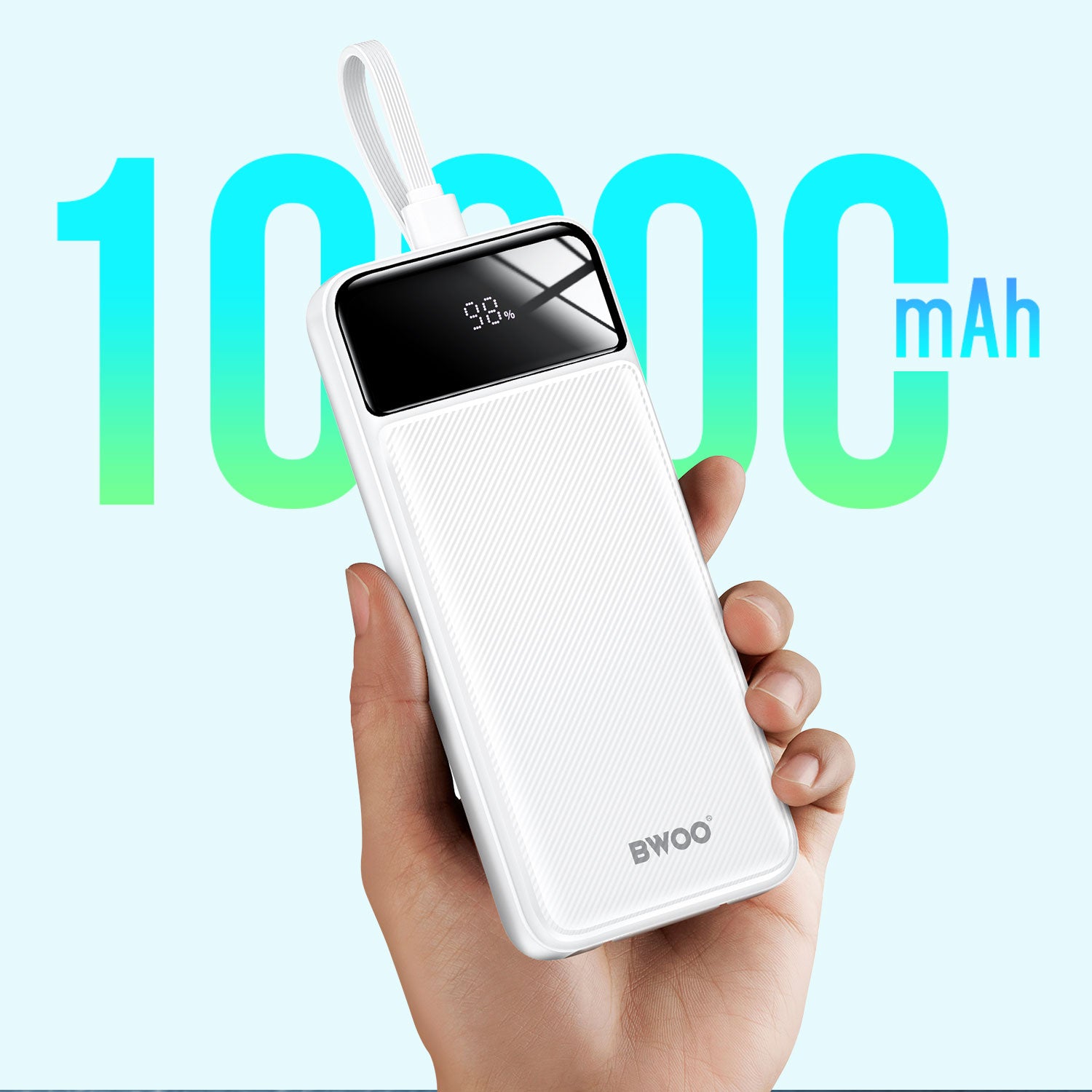 Power Bank With Built in Cable