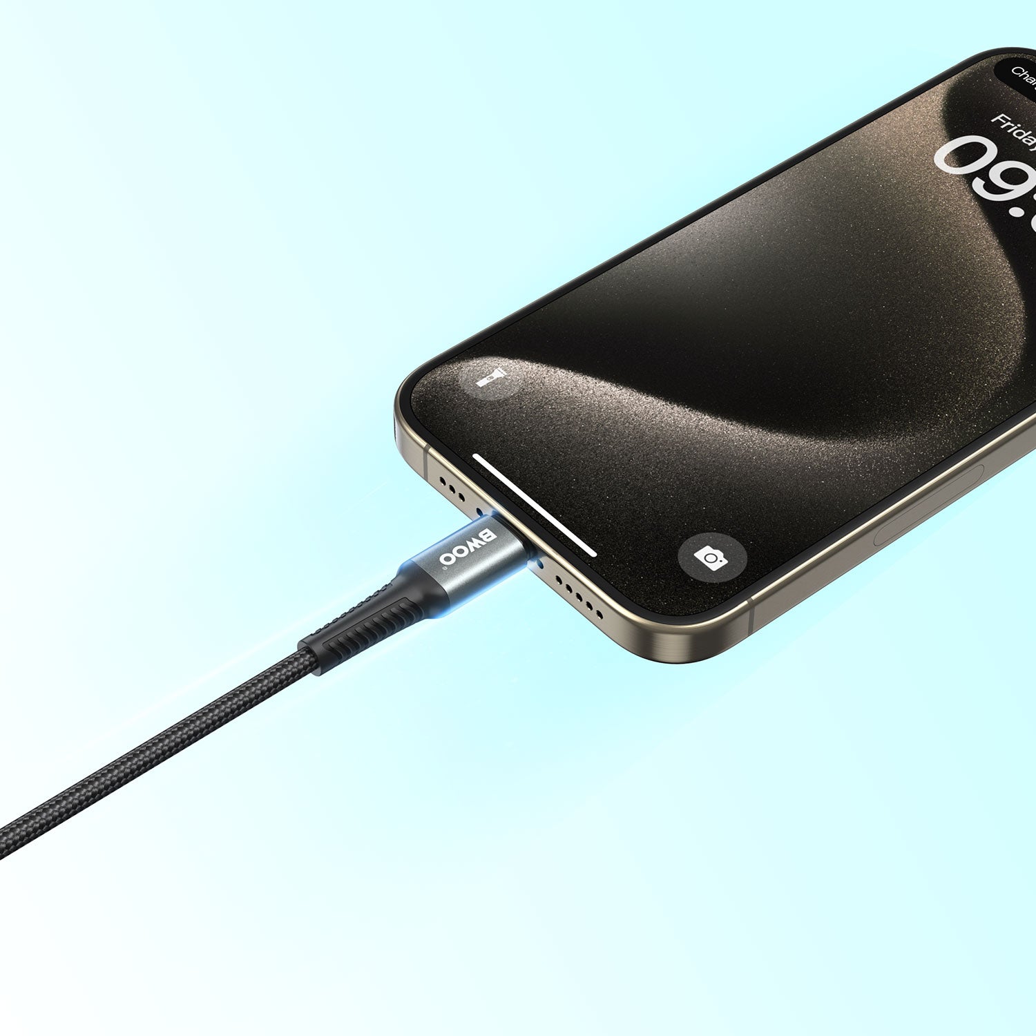 USB-C to USB-C Fast Charging Cable PD 65W Nylon 1M