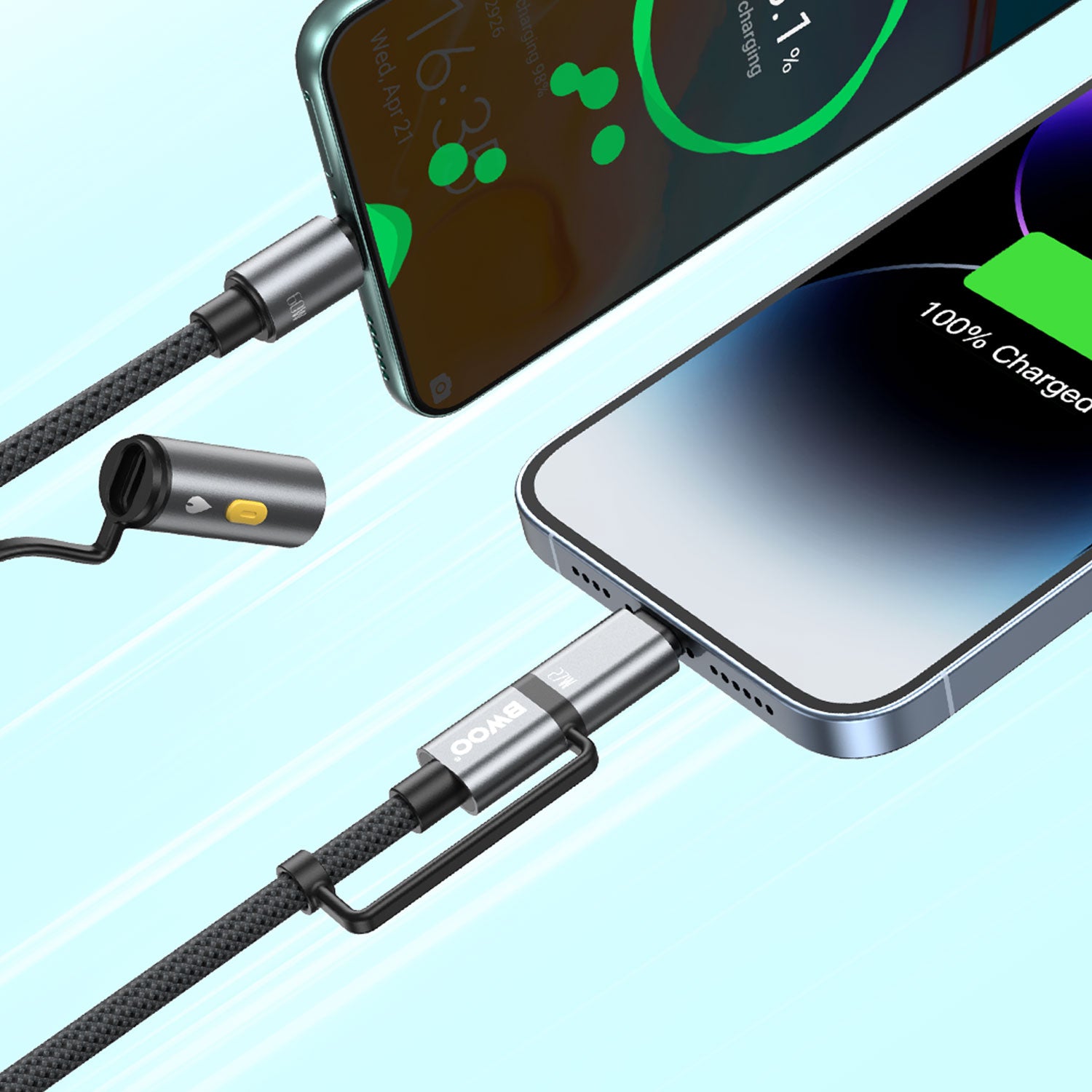 USB-C Multi Charging Cable 4-in-1