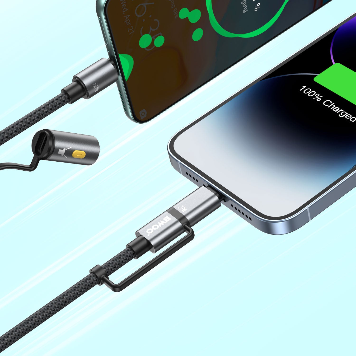 USB-C Multi Charging Cable 4-in-1
