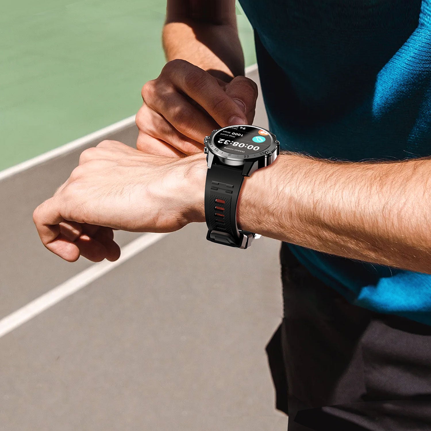 IP67 Waterproof 1.43-inch AMOLED Smart Watch With Fitness Tracker