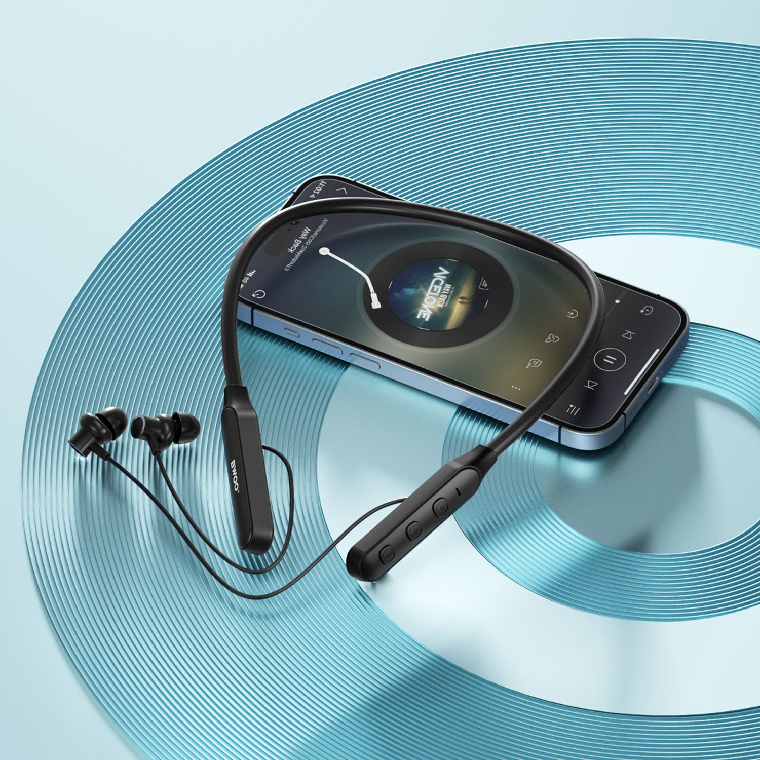 In-Ear Wireless Neckband Earbuds