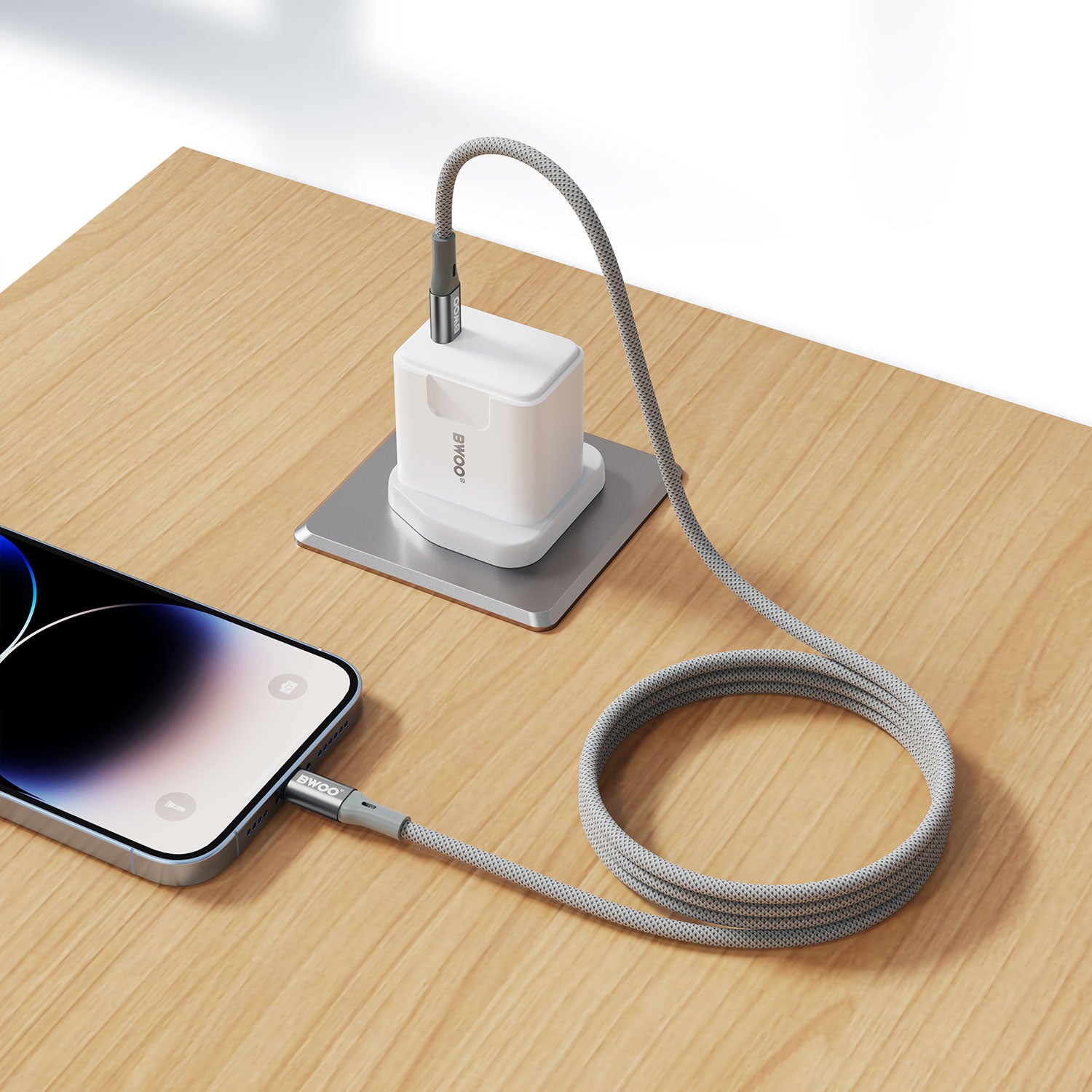 Magnetic USB-C to Lightning Charging Cable 27W