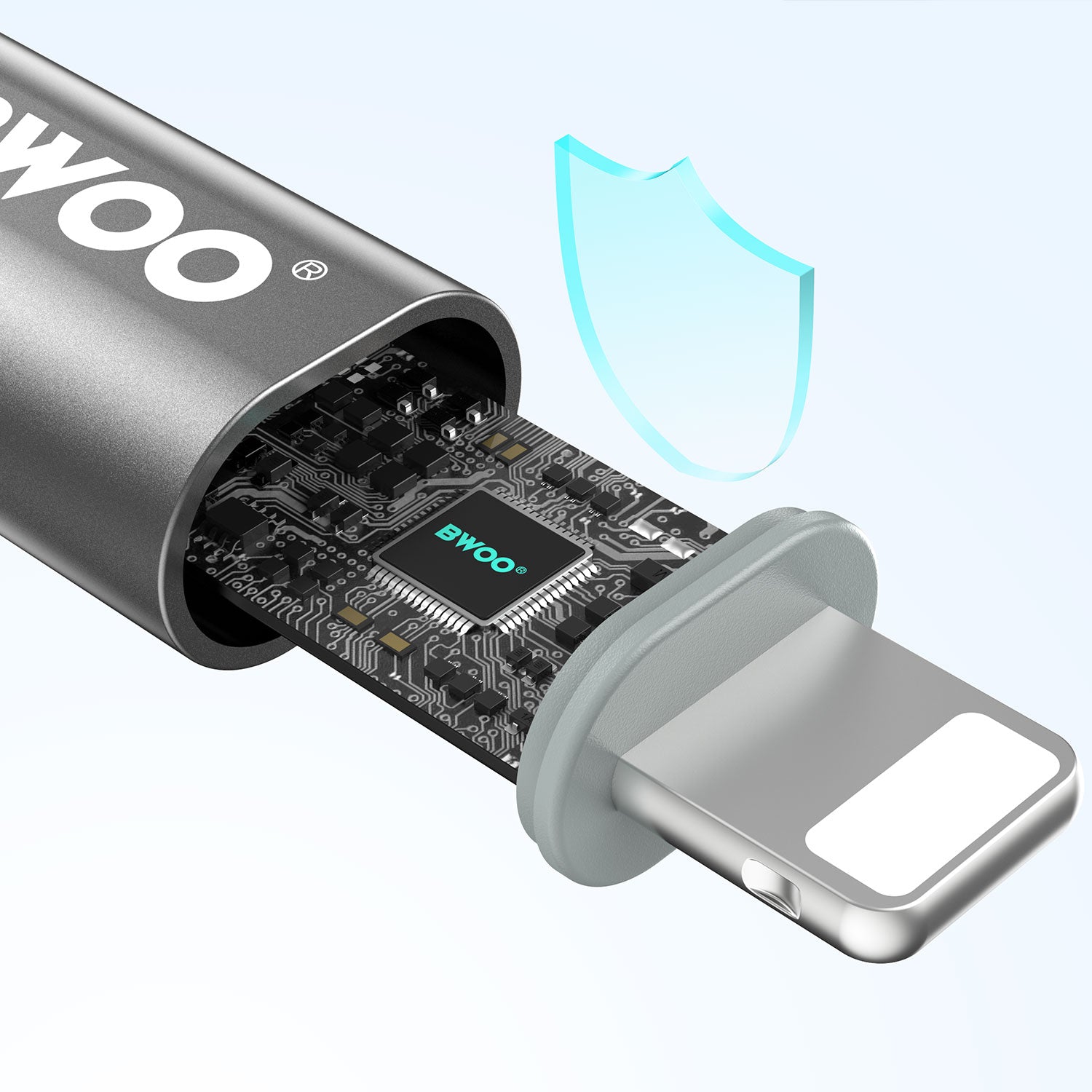 Magnetic USB-C to Lightning Charging Cable 27W
