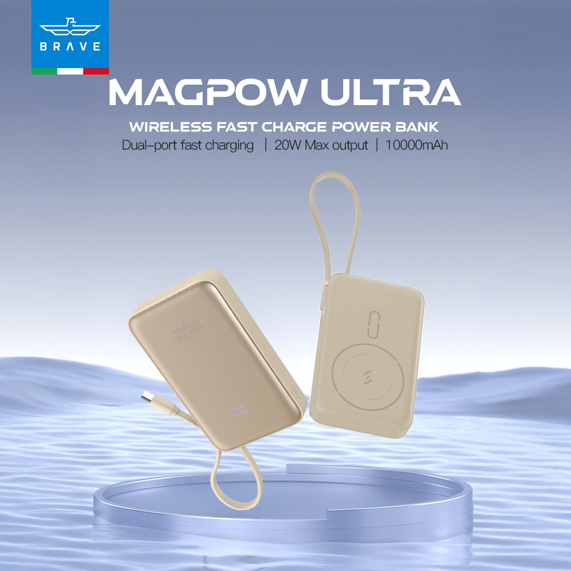 10000mAh Wireless Power Bank
