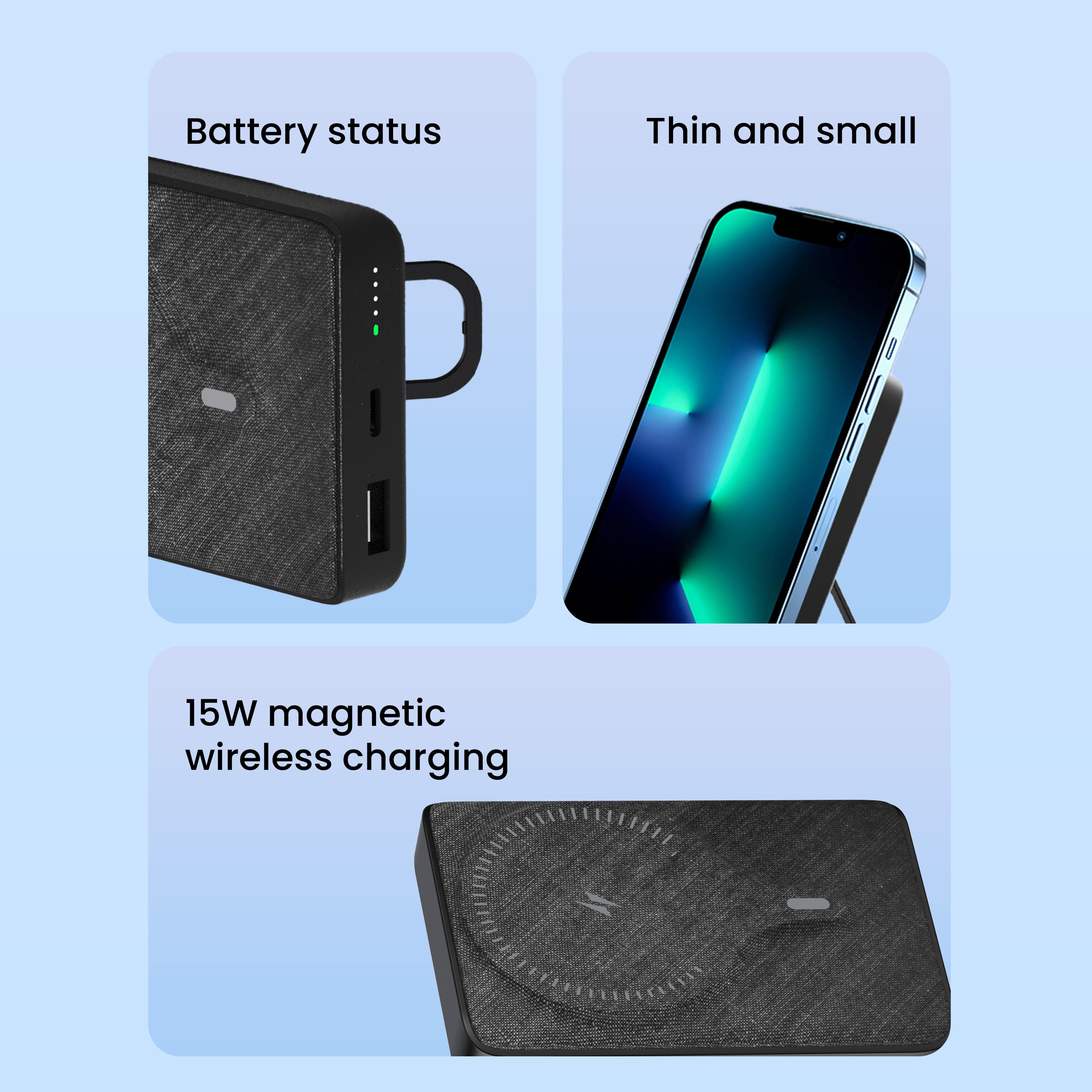 10000mAh Magnetic Mini Power Bank