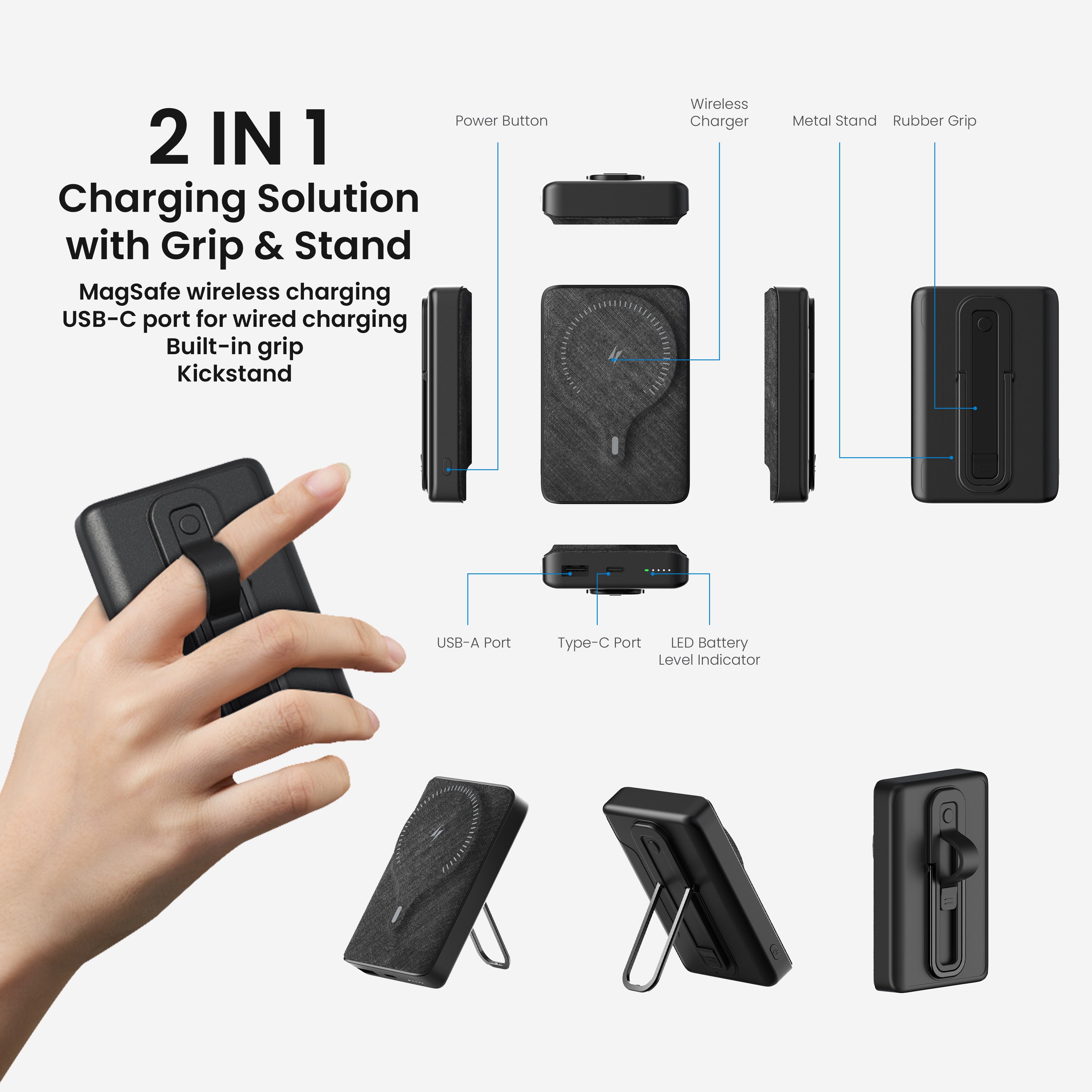 10000mAh Magnetic Mini Power Bank