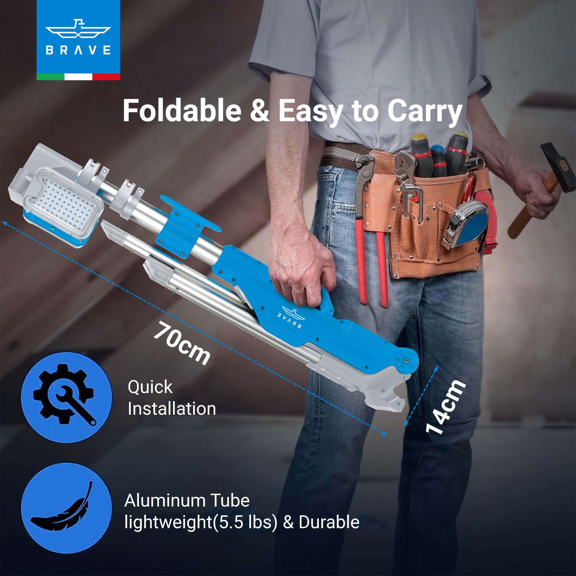 Portable Floodlight with Tripod