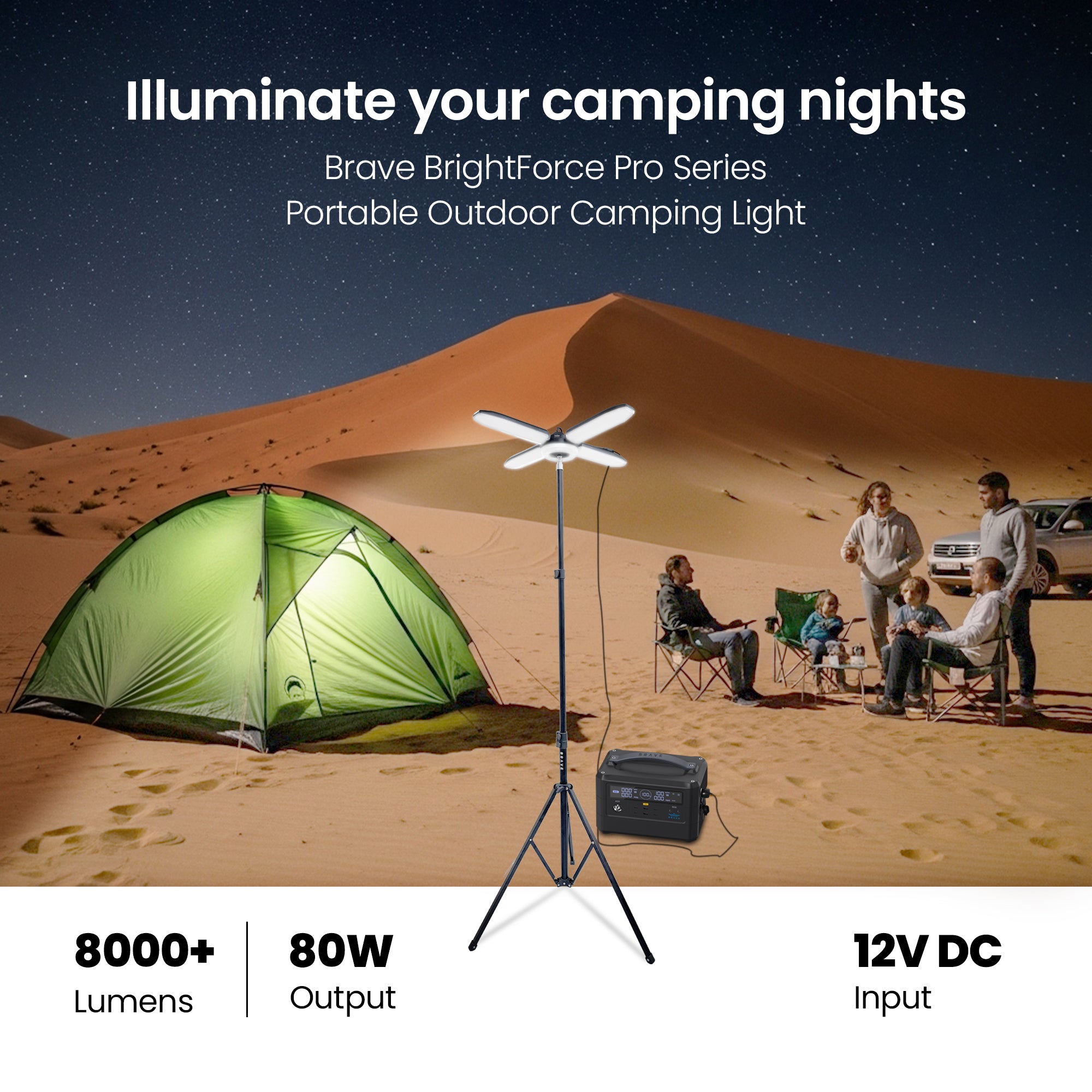 Portable Floodlight with Tripod
