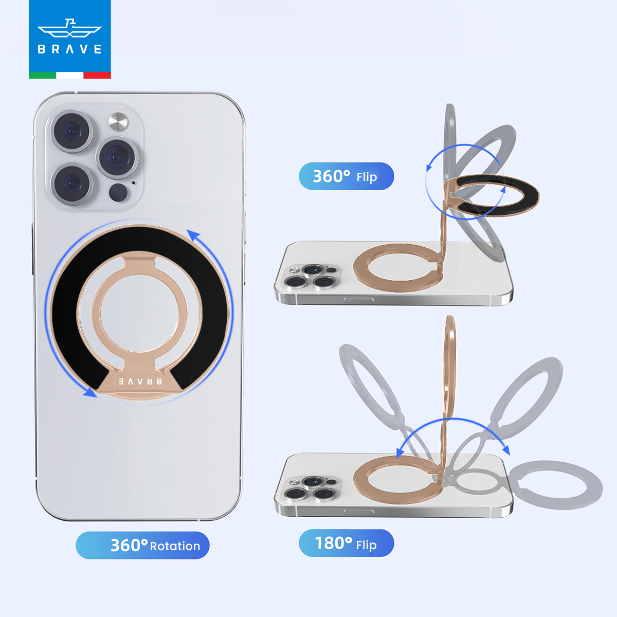 MagGrip 3-in-1 Magnetic Ring Holder