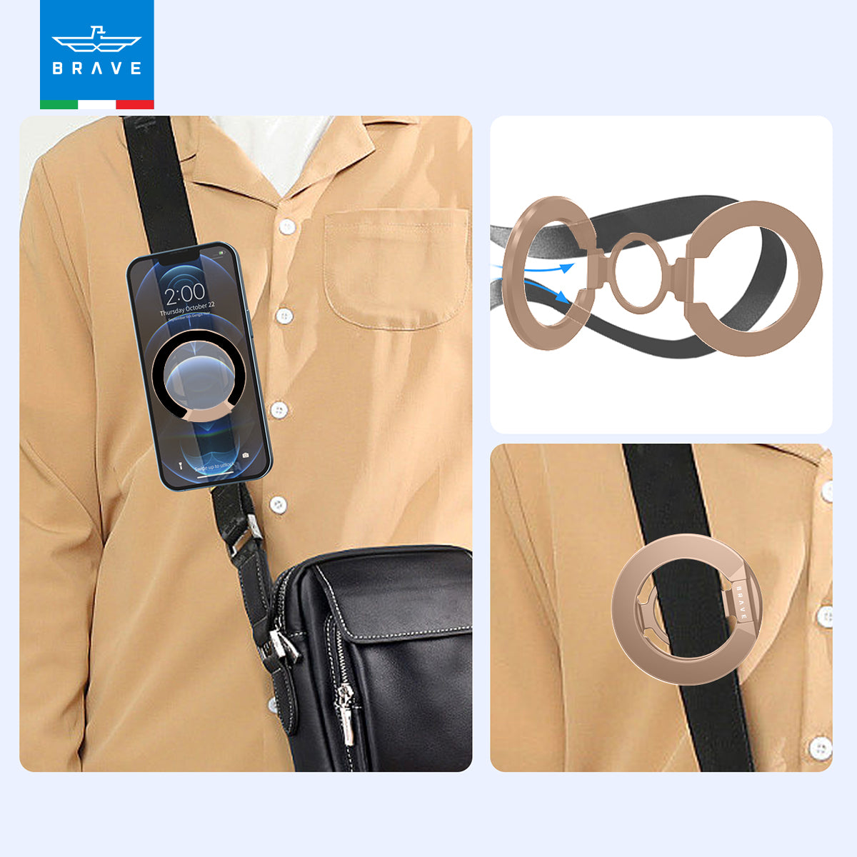 MagGrip 3-in-1 Magnetic Ring Holder