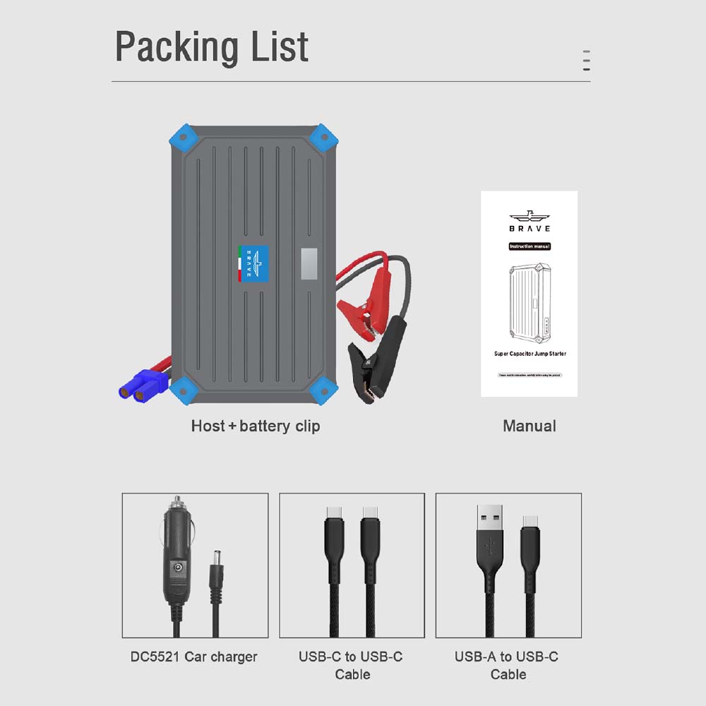 Capacitor Jump Starter