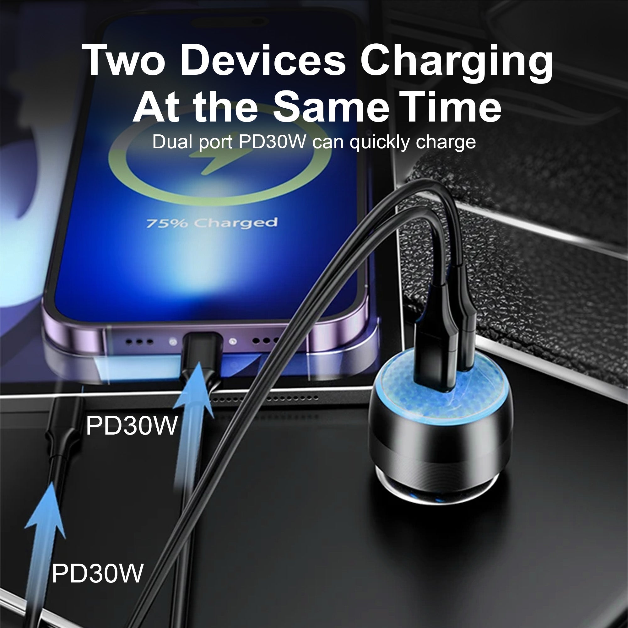 Dual Port Car Charger