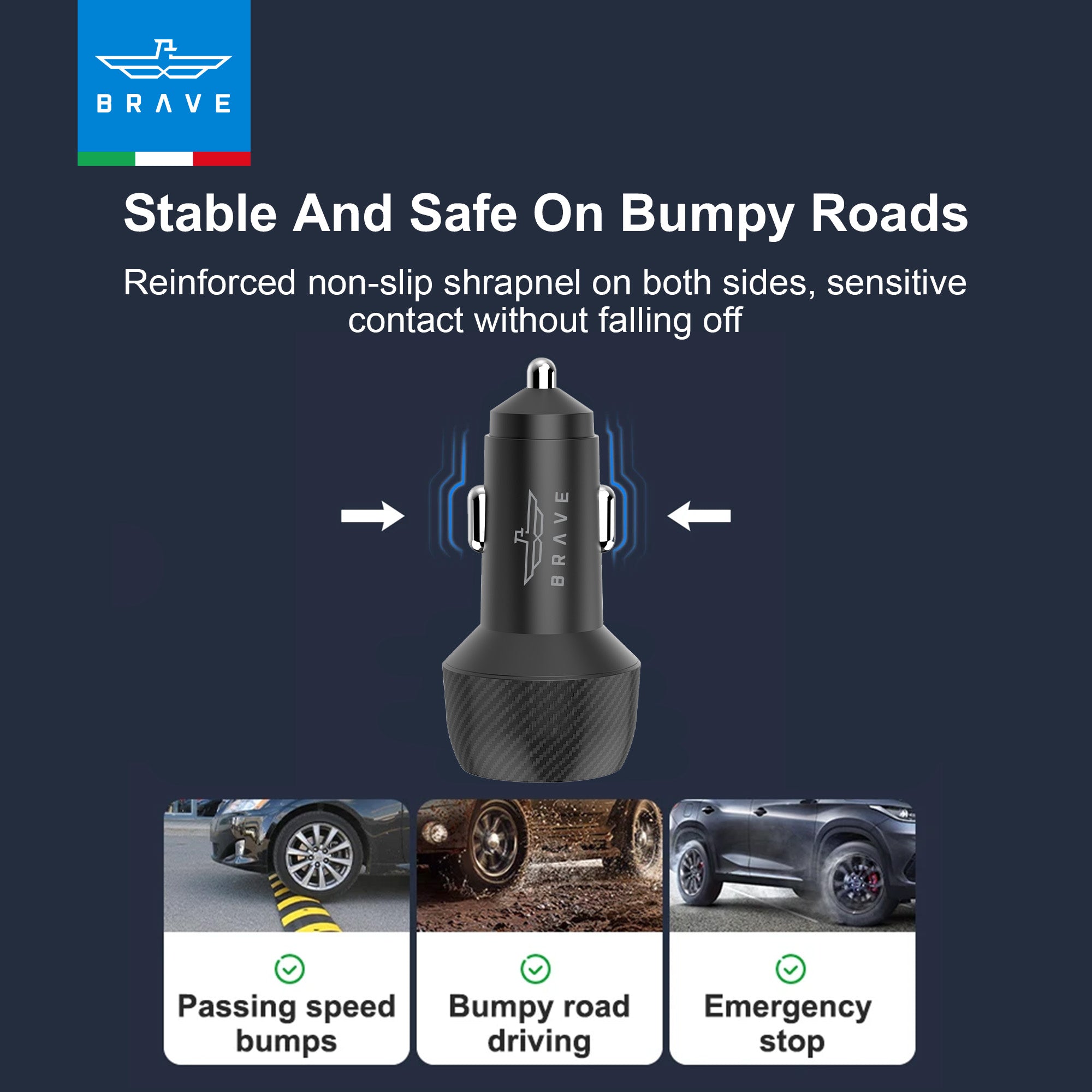 48W QC 3.0&PD Dual Port Car Charger