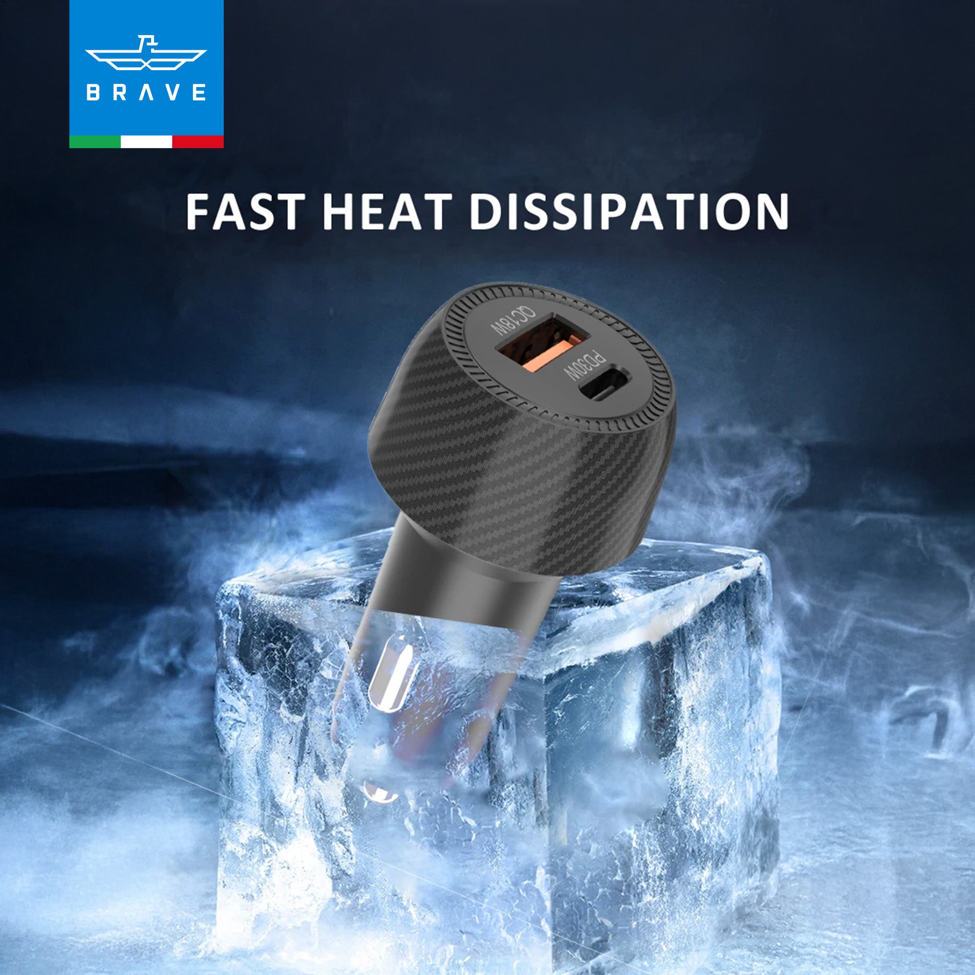 48W QC 3.0&PD Dual Port Car Charger