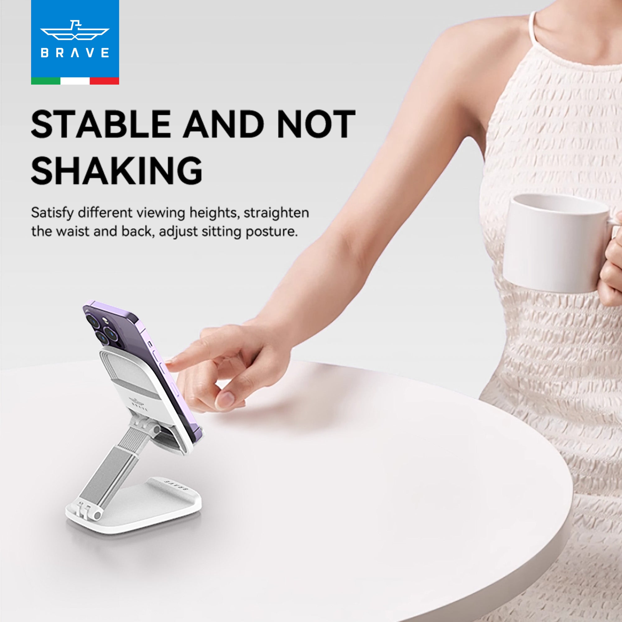 2-in-1 Foldable Phone & Tablet Stand