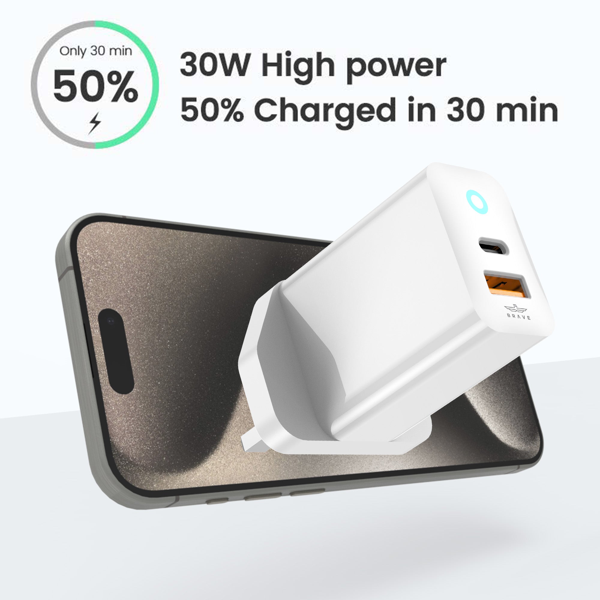 30W GaN Wall Charger