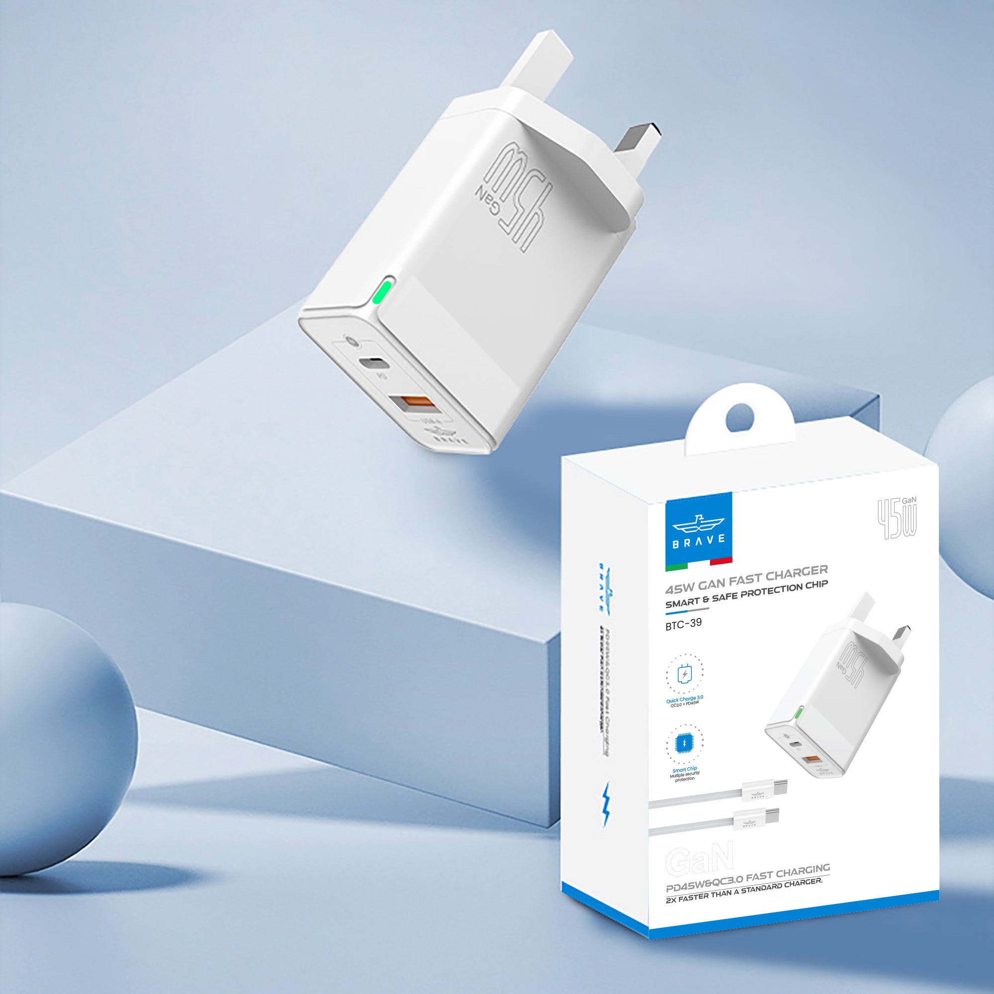 45W GaN Fast Charger