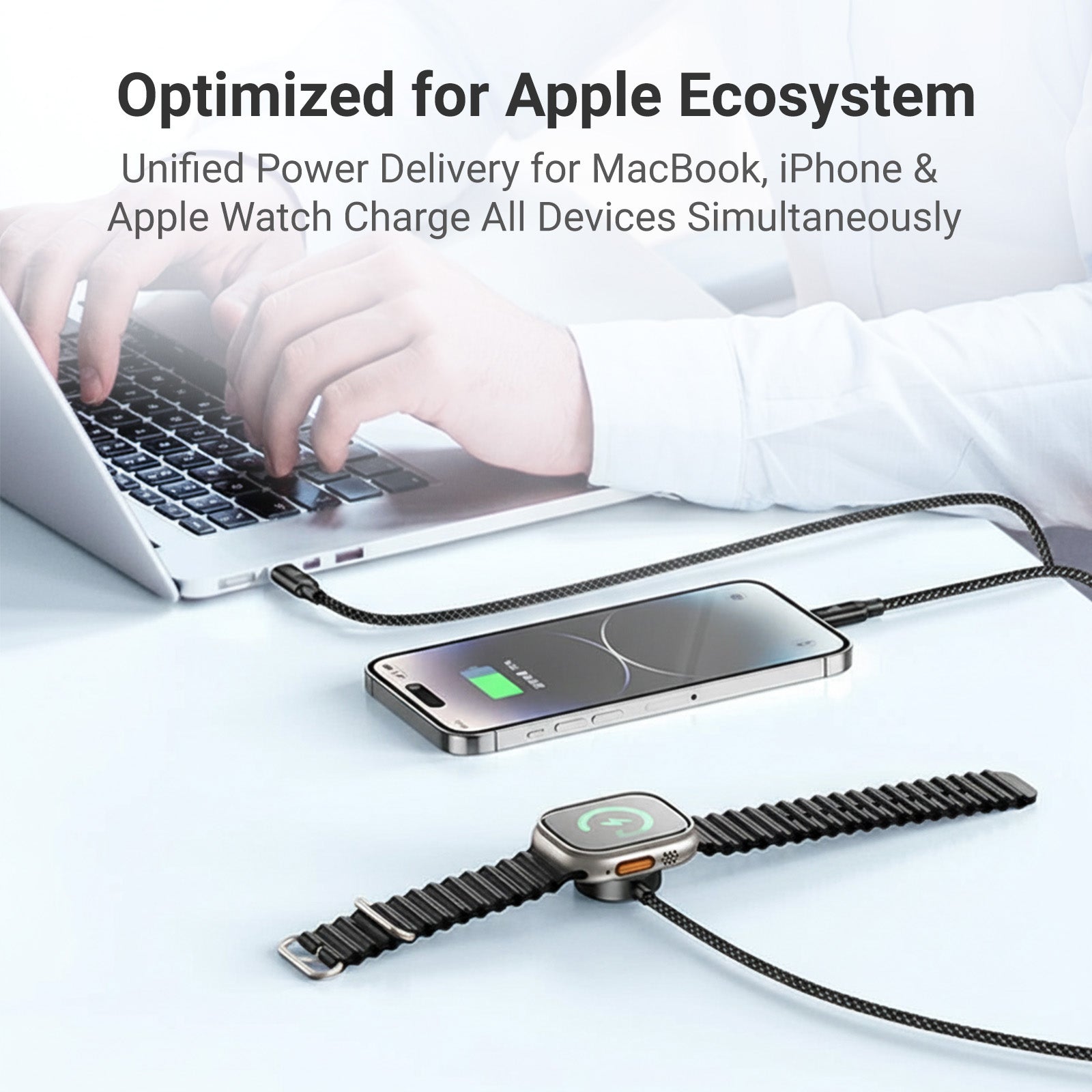 3-in-1 Fast Charging Cable 100W
