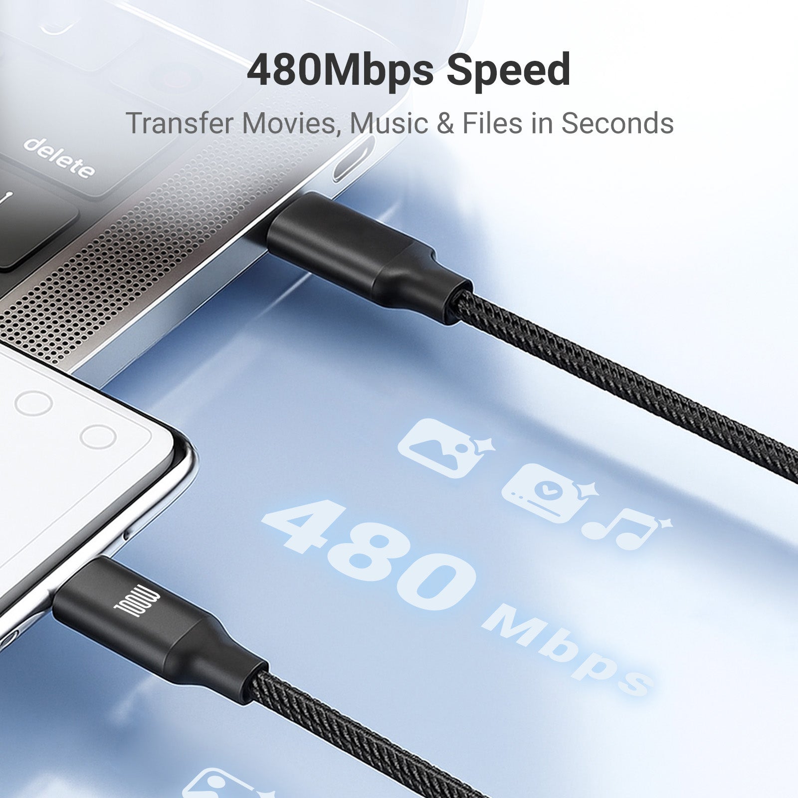 3-in-1 Fast Charging Cable 100W