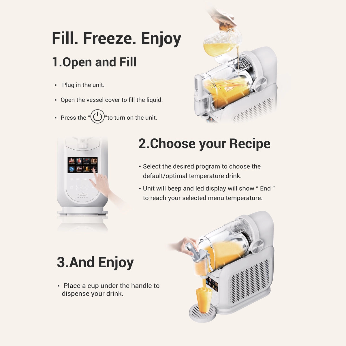 Soft Serve Ice Cream & Slushie Machine