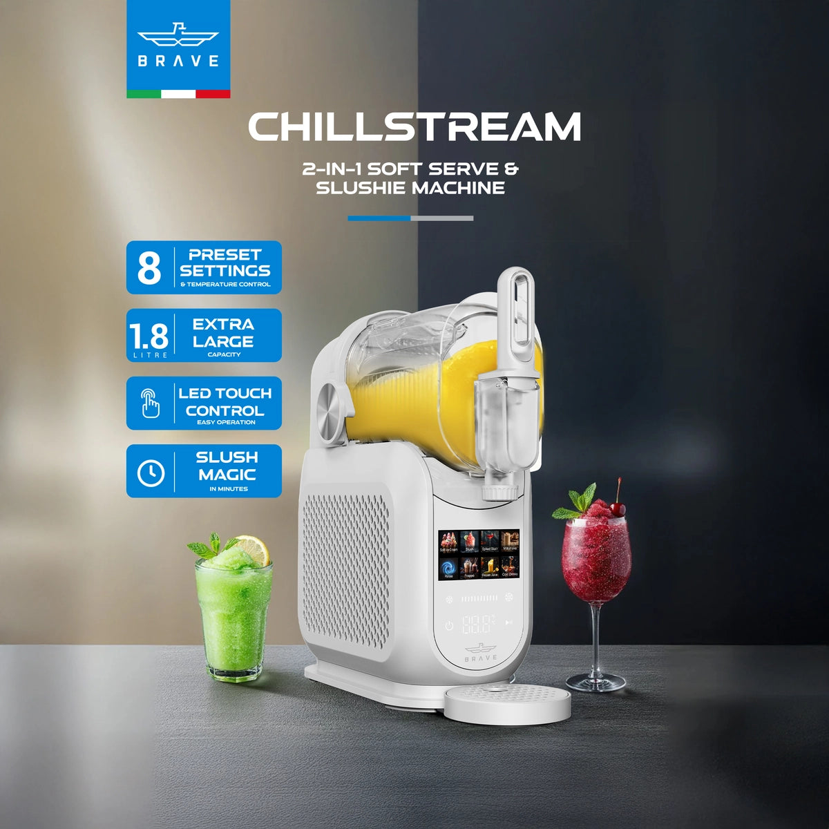 Soft Serve Ice Cream & Slushie Machine