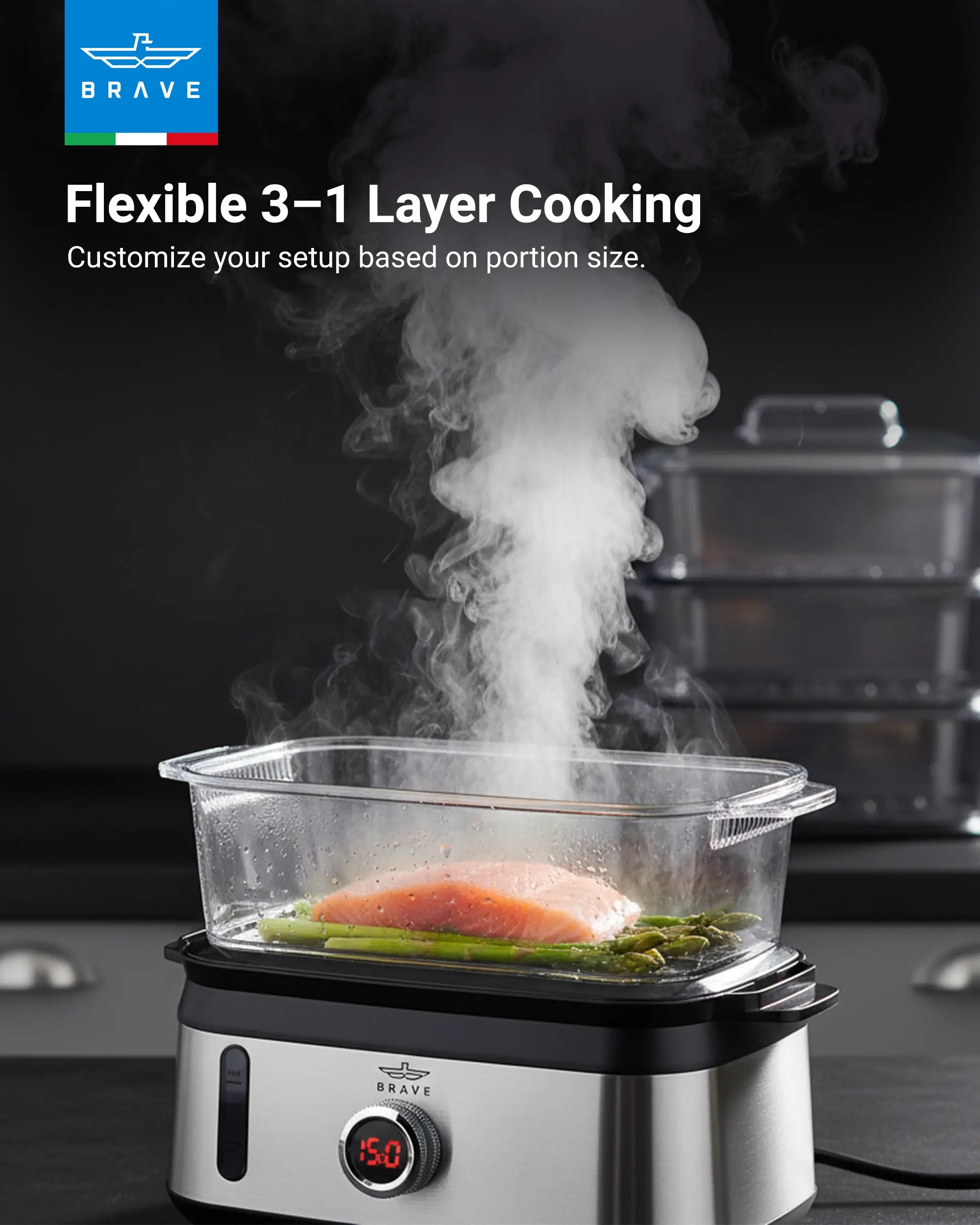 3-Tier Electric Food Steamer