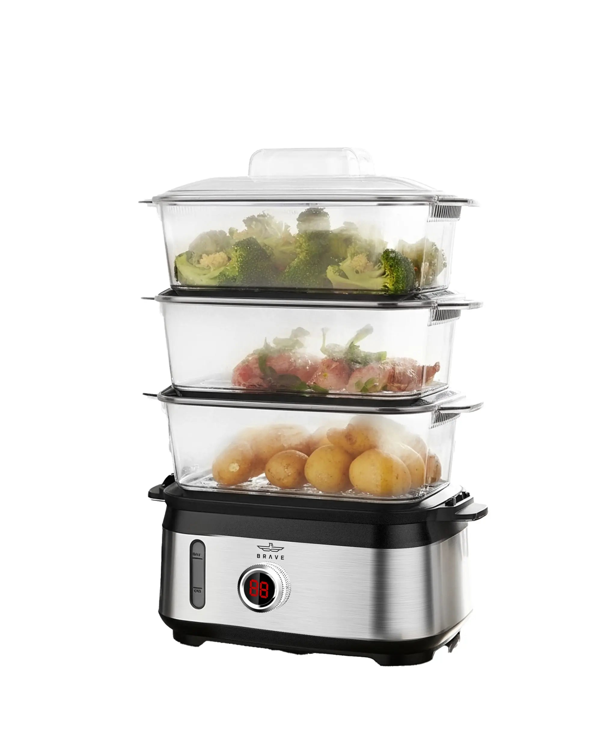 3-Tier Electric Food Steamer