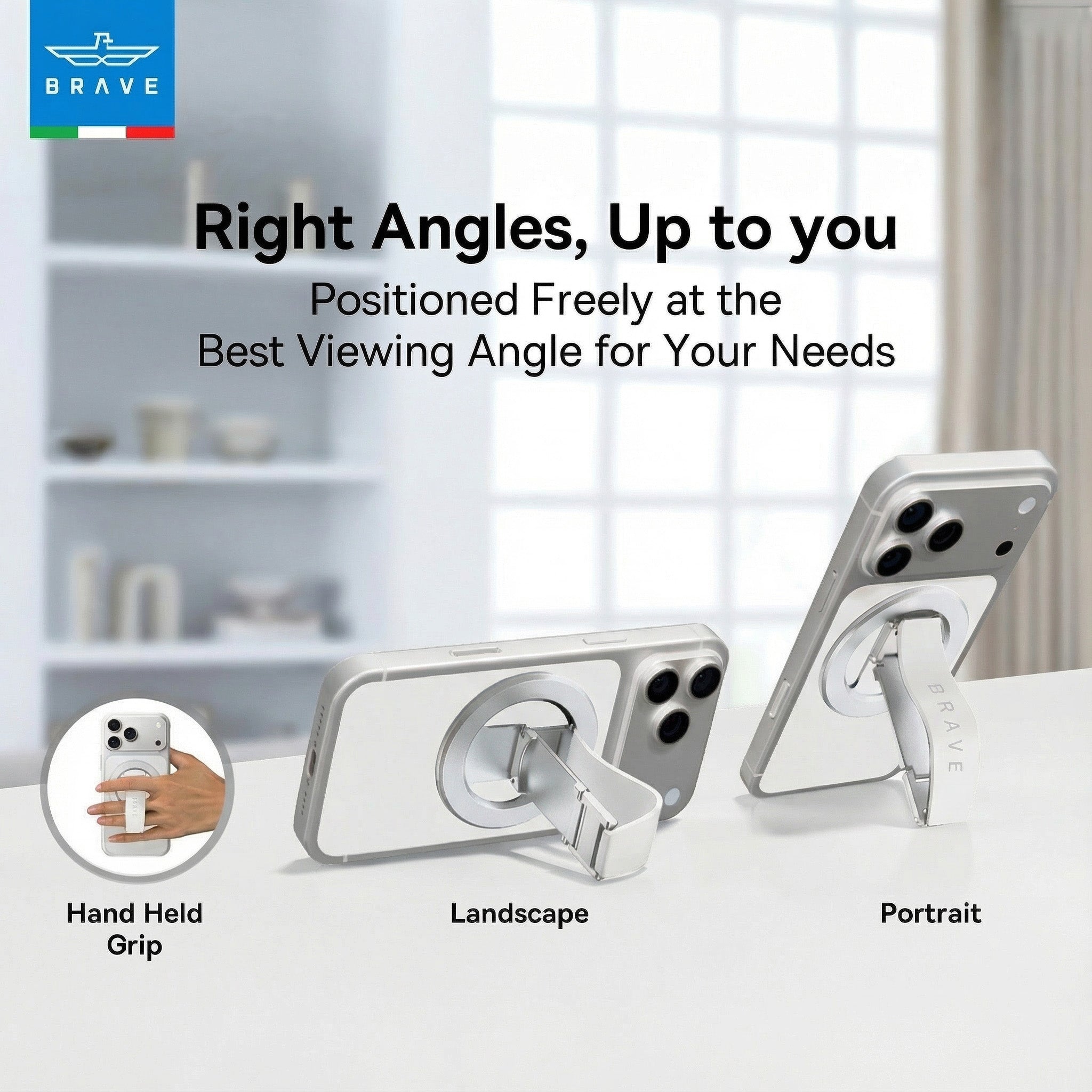 360° Rotatable Magnetic Phone Grip