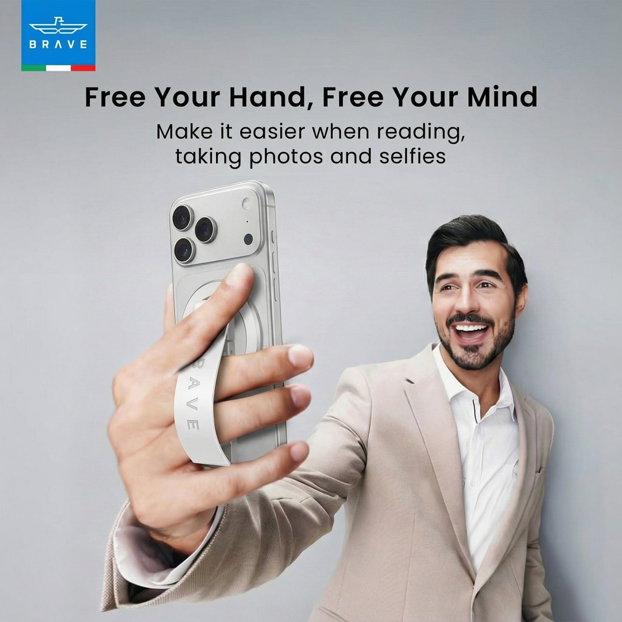 360° Rotatable Magnetic Phone Grip