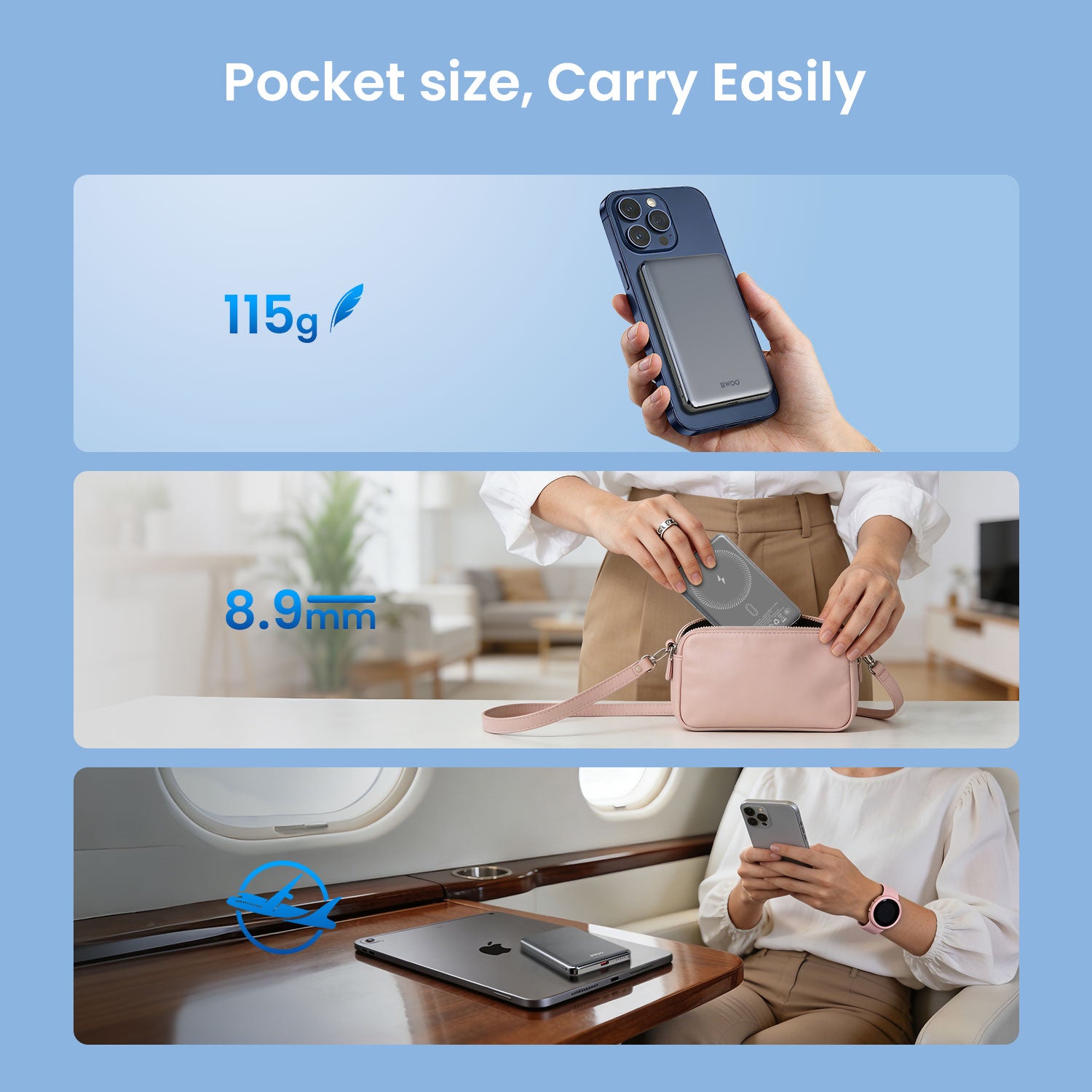 5000mAh Magnetic Power Bank