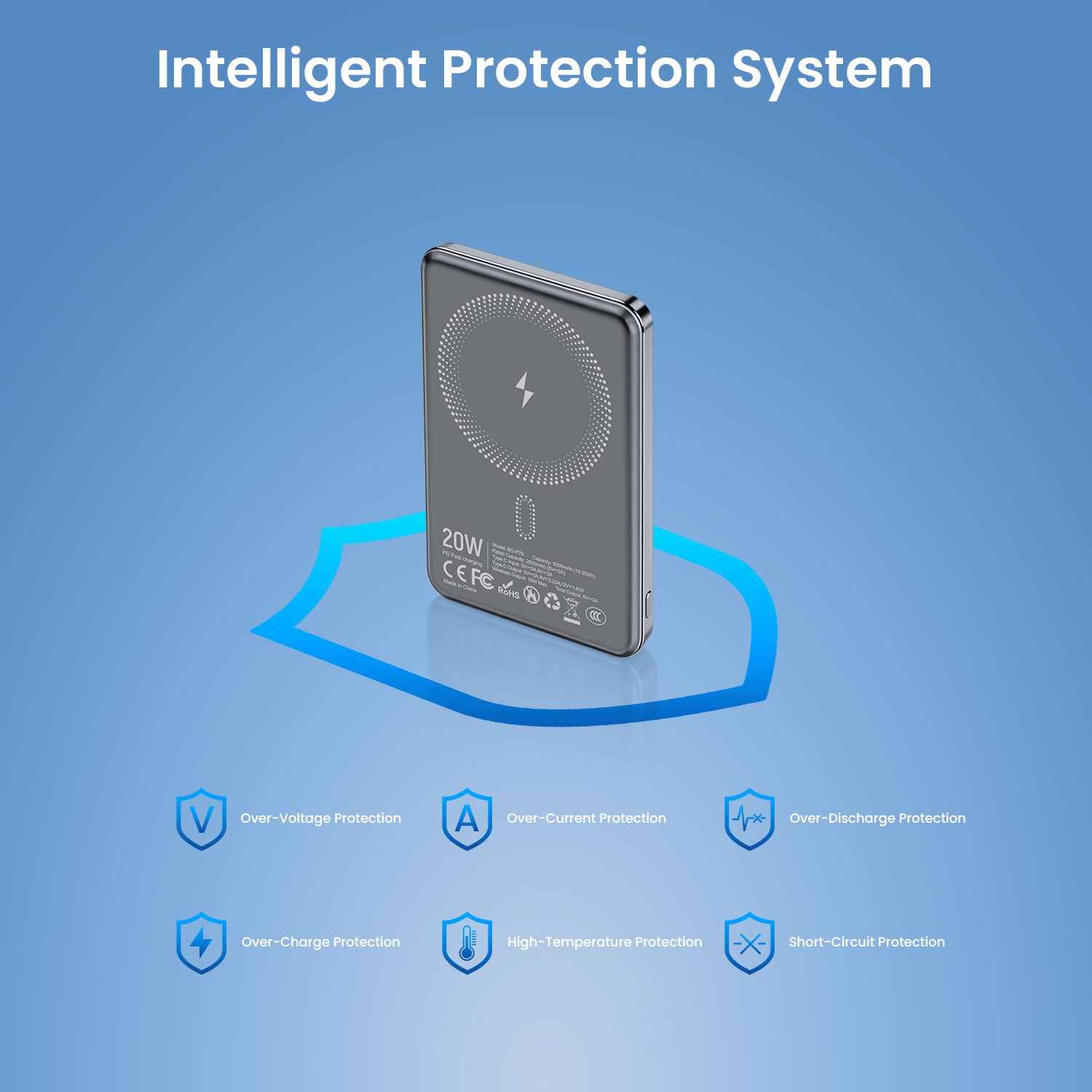 5000mAh Magnetic Power Bank