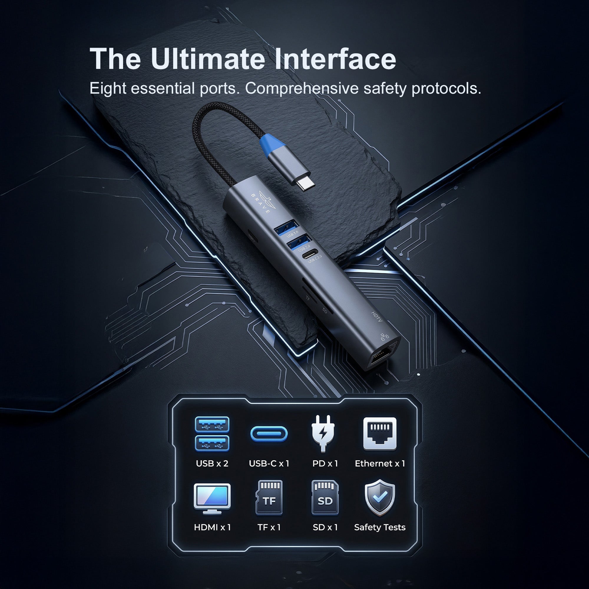 8-in-1 USB-C Multiport Hub