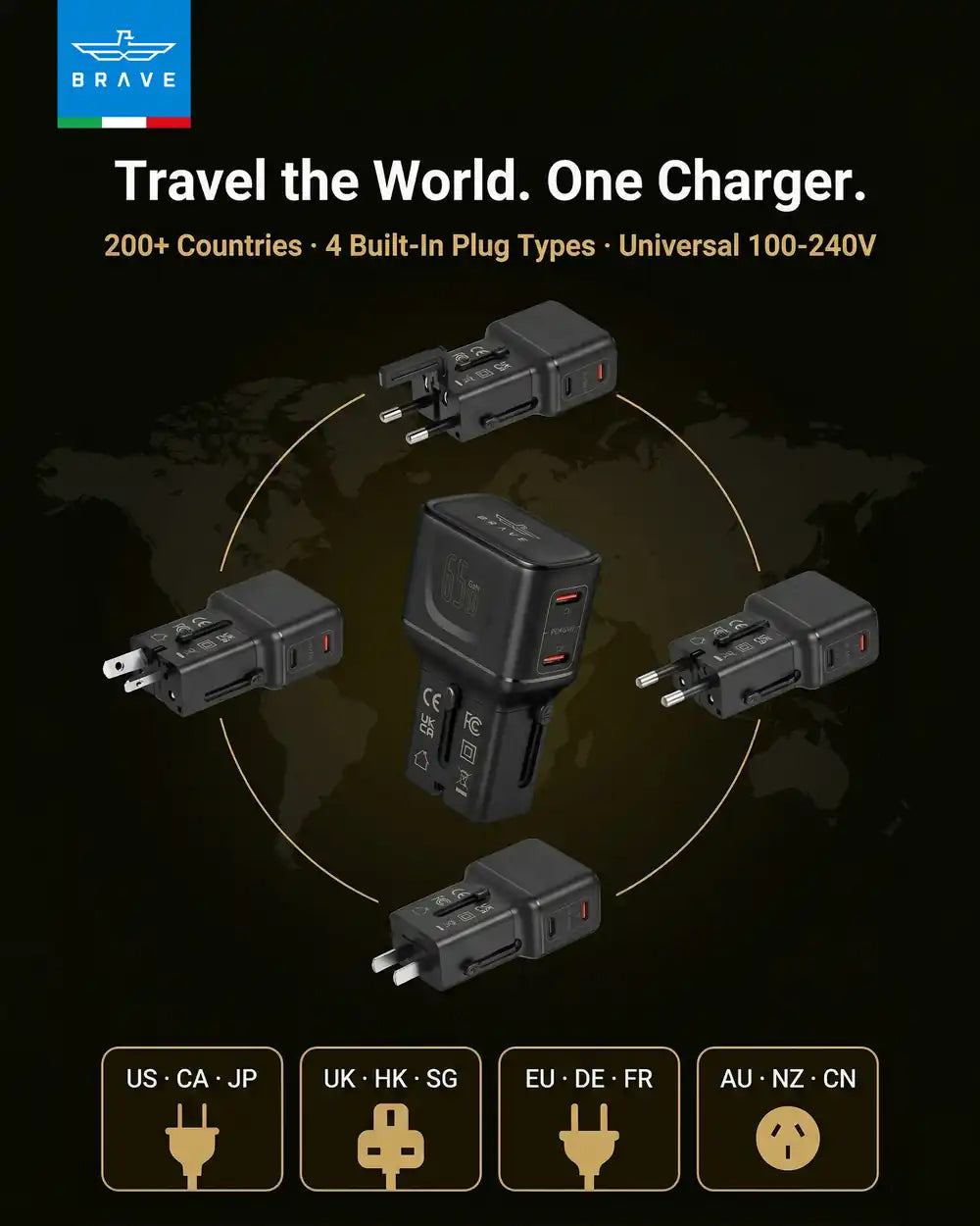 65W GaN Universal Travel