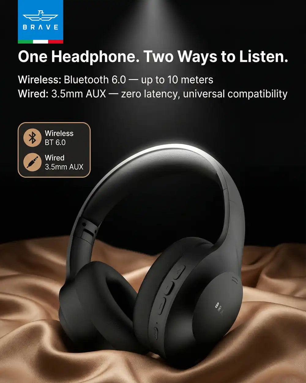 AuraMax ANC Wireless Headphones