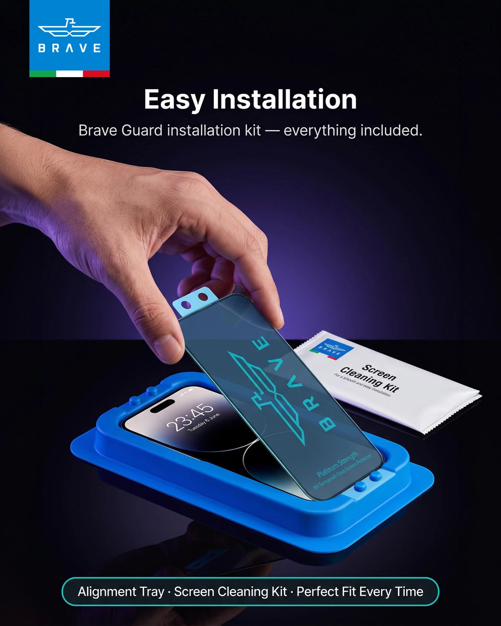 iPhone 18 Pro Max HD Tempered Glass Screen Protector – 9H Hardness