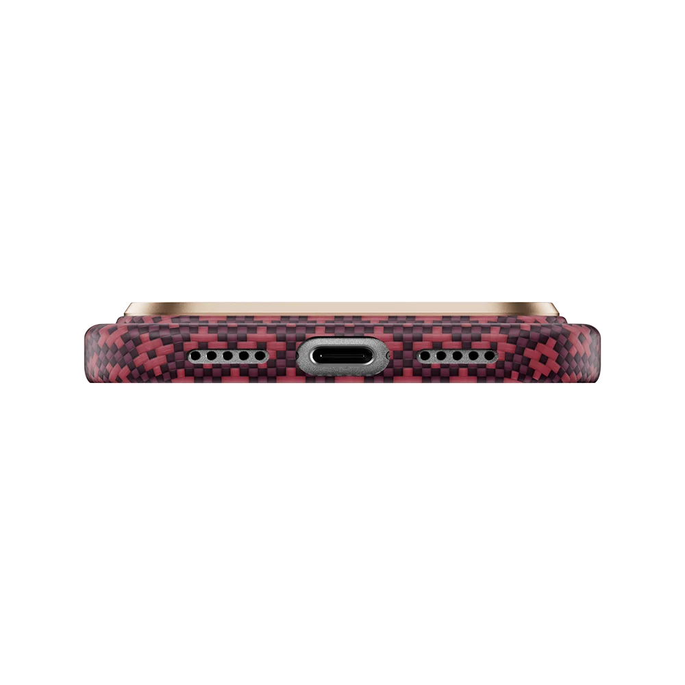 ArmorGrid Air Cherry Purple Case built with Kevlar® for iPhone 18 Pro Max |  iPhone 17 Pro Max