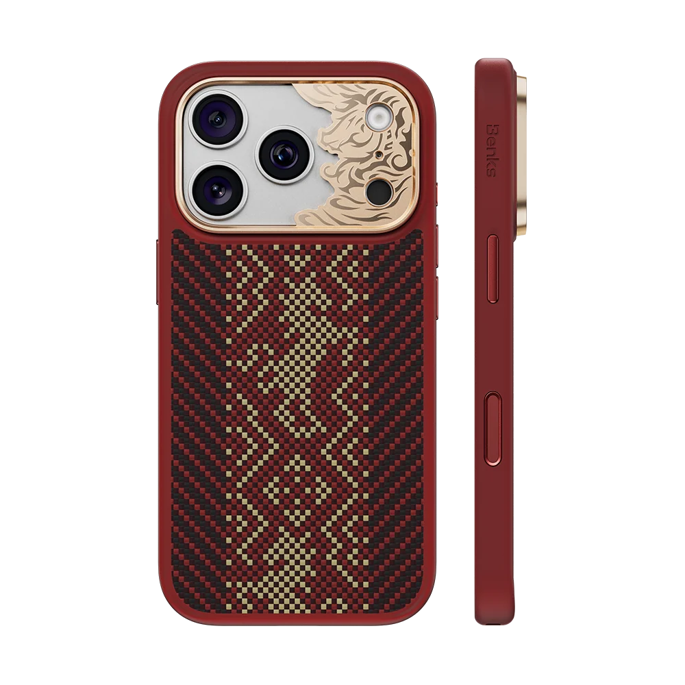 Knight Air Red Case built with Kevlar® for iPhone 18 Pro Max