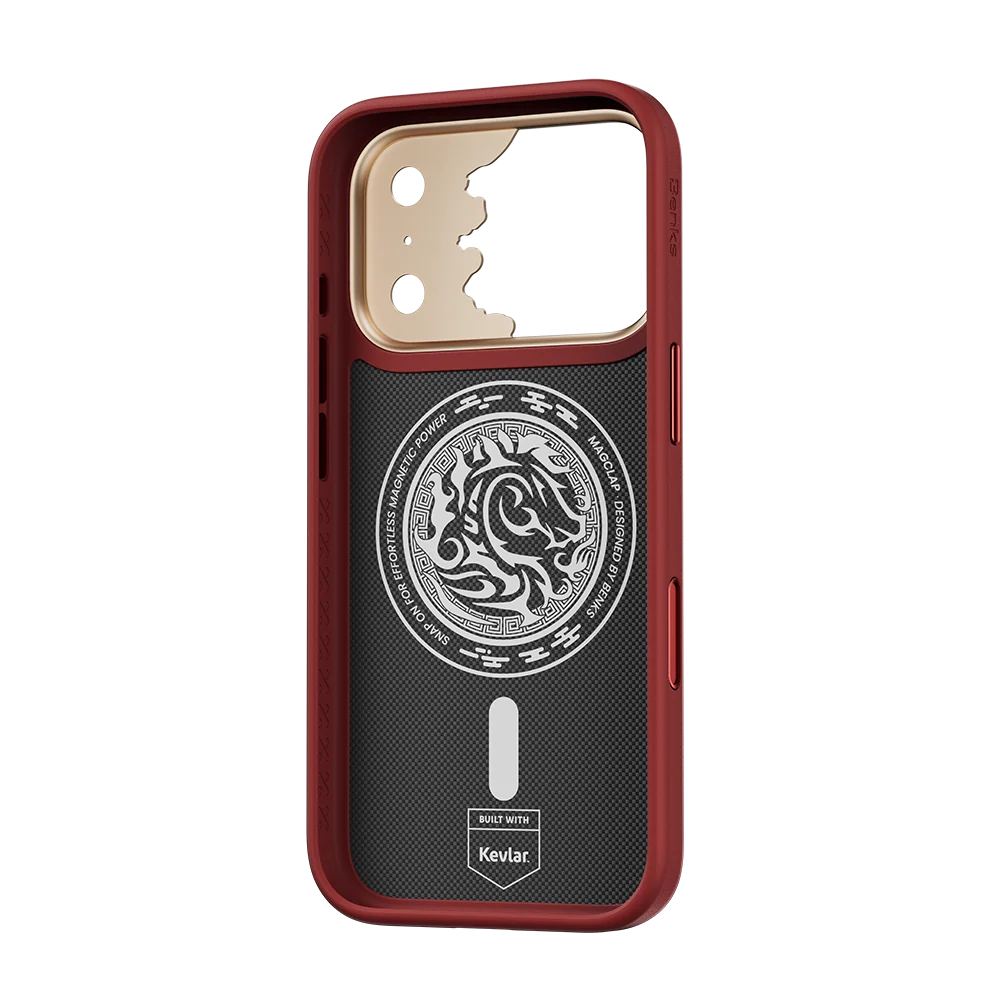 Knight Air Red Case built with Kevlar® for iPhone 18 Pro Max