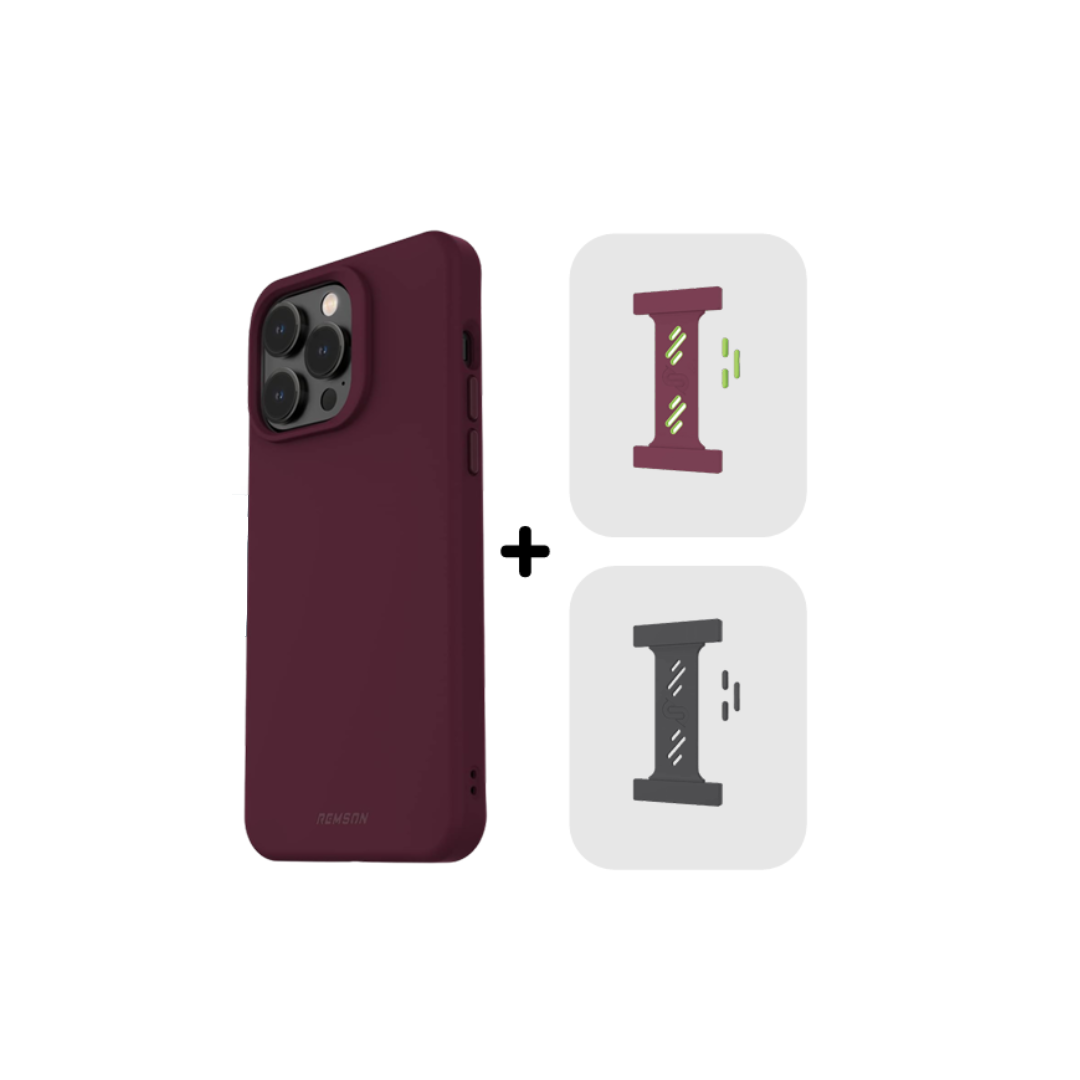 Silicone Case + Phone Grip