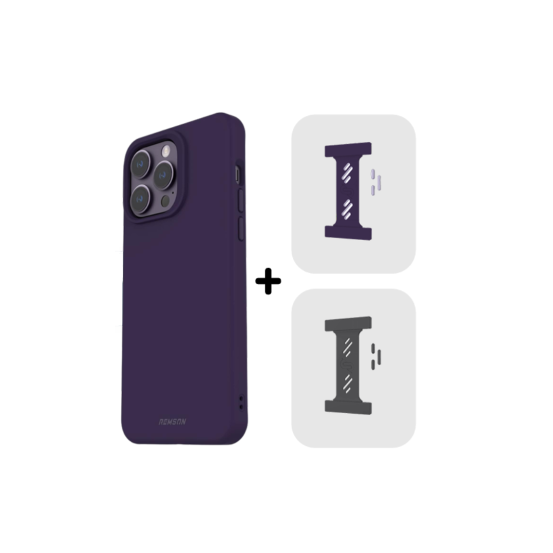Silicone Case + Phone Grip