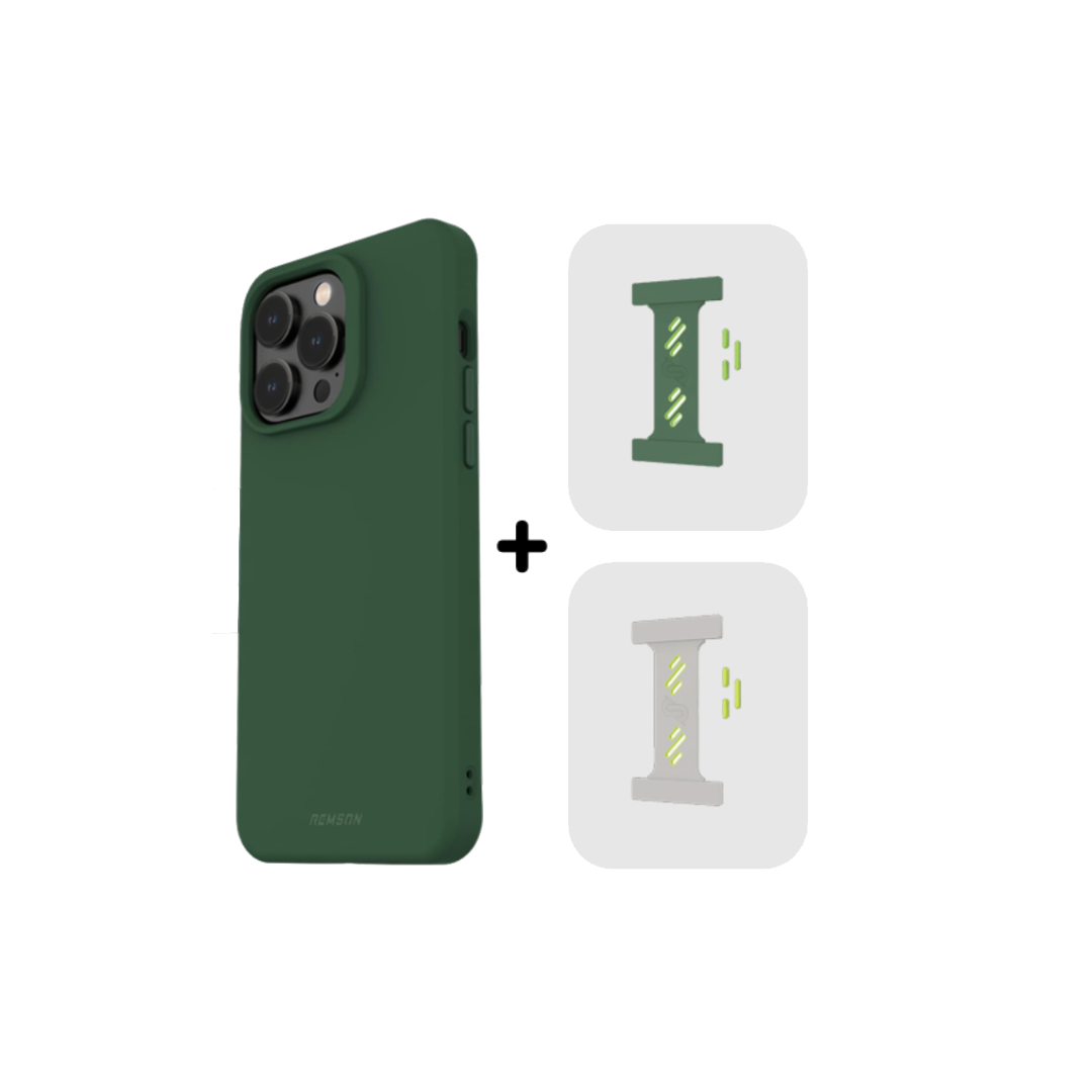 Silicone Case + Phone Grip